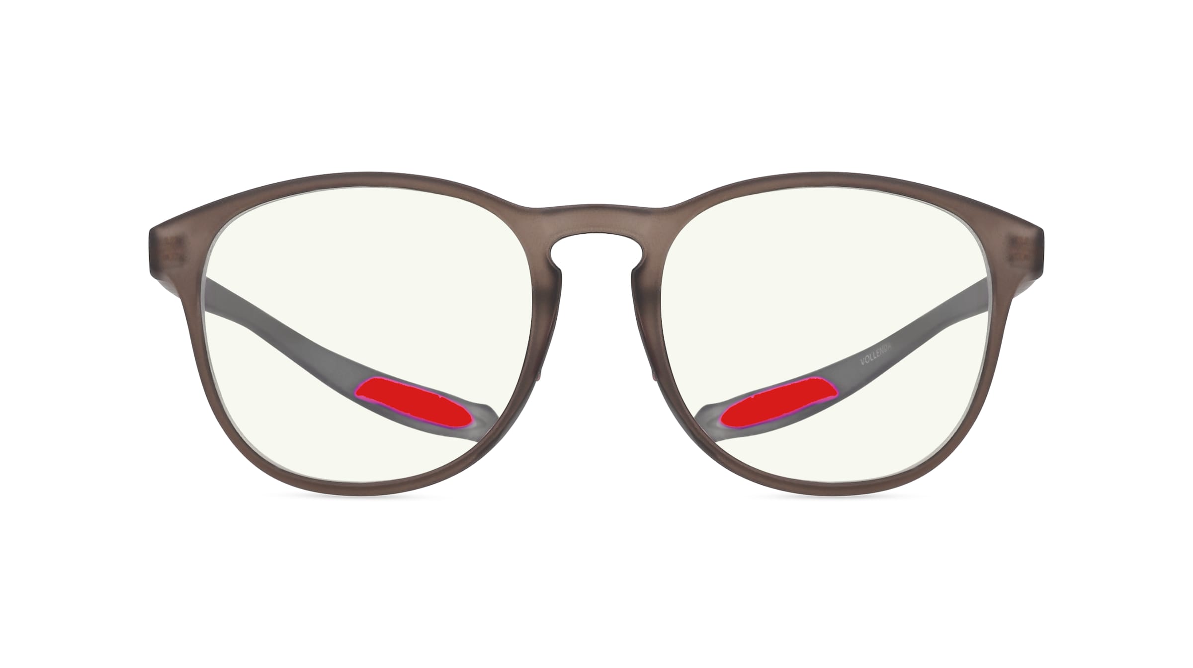 KODAK CF10002 Unisex-Brille Vollrand Panto TR90-Gestell, grau