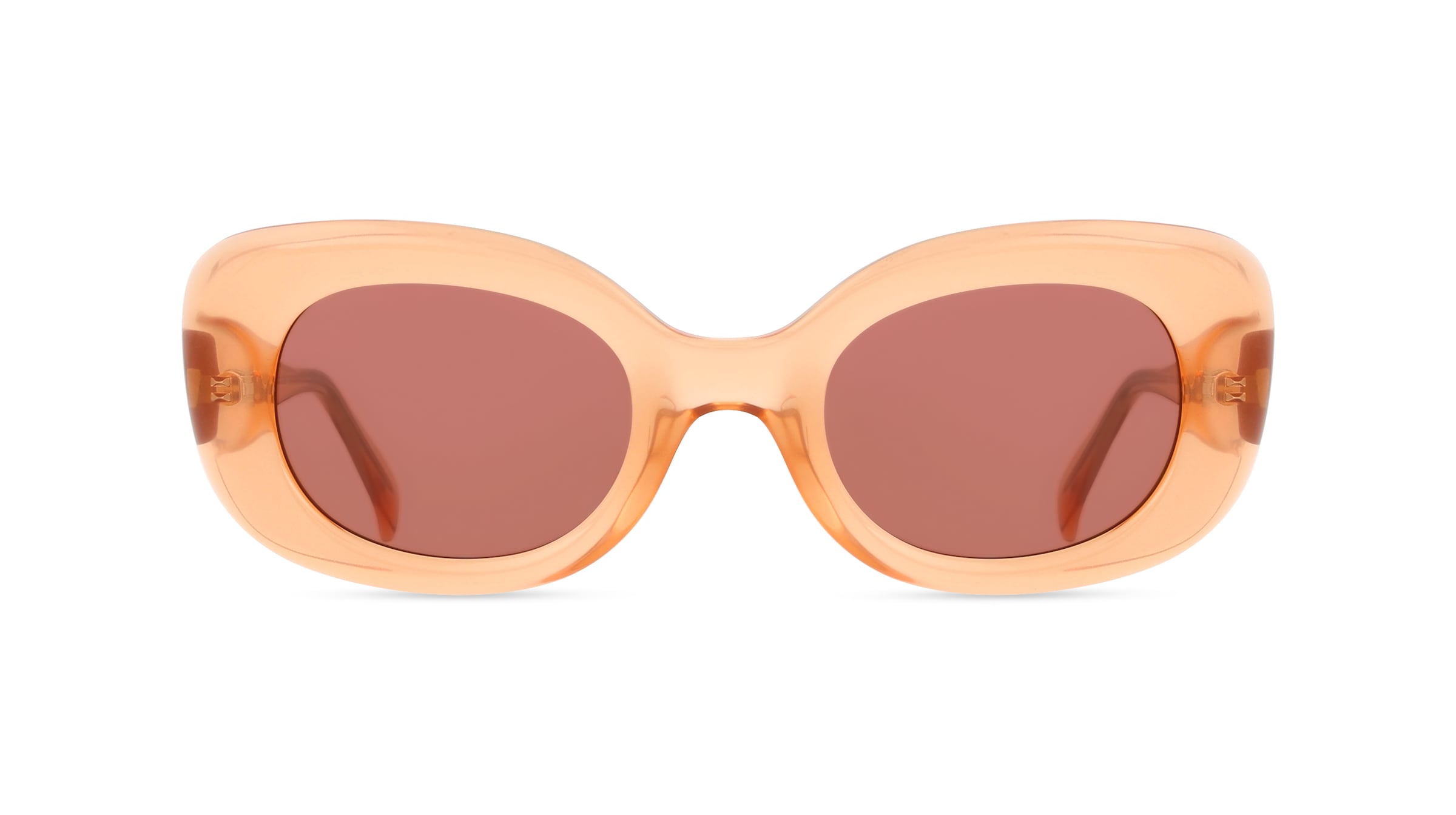 Fielmann MC 625 SUN FA FRIDA Damen-Sonnenbrille Vollrand Oval Propionat-Gestell, Orange
