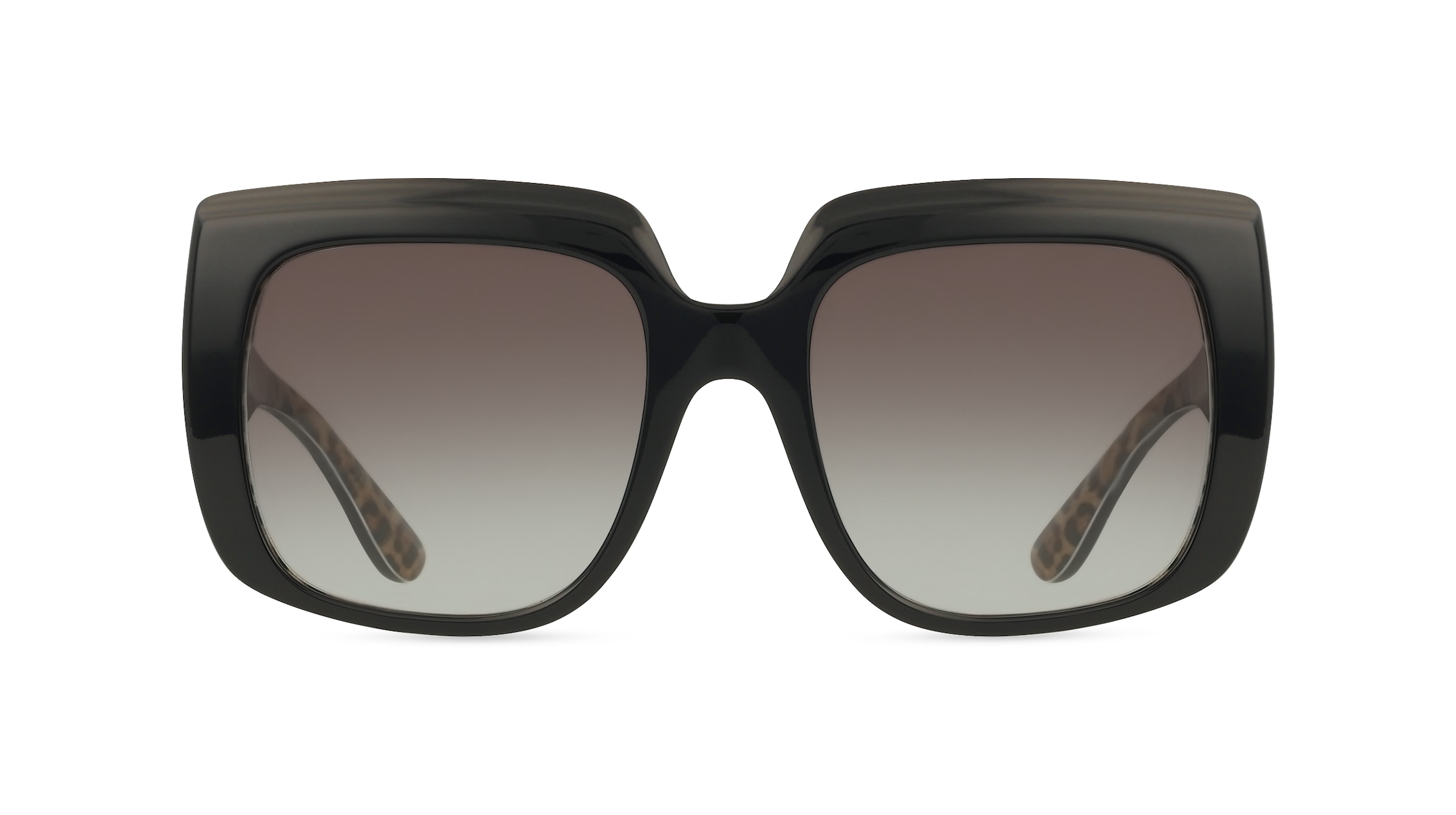 Dolce&amp;Gabbana 0DG4414 Damen-Sonnenbrille Vollrand Quadratisch Acetat-Gestell, Schwarz