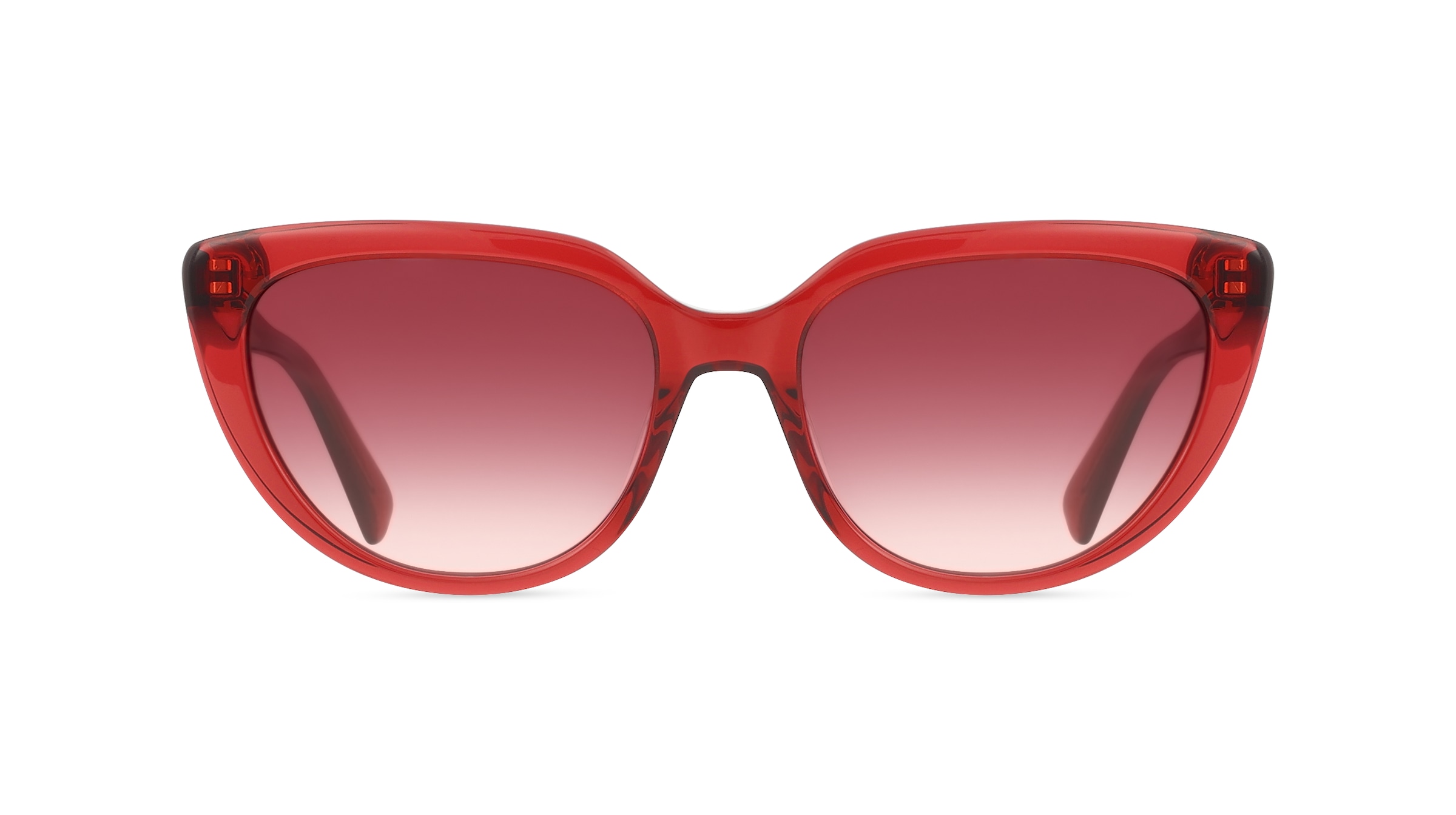 Longchamp LO766S Damen-Sonnenbrille Vollrand Cateye Acetat-Gestell, rot