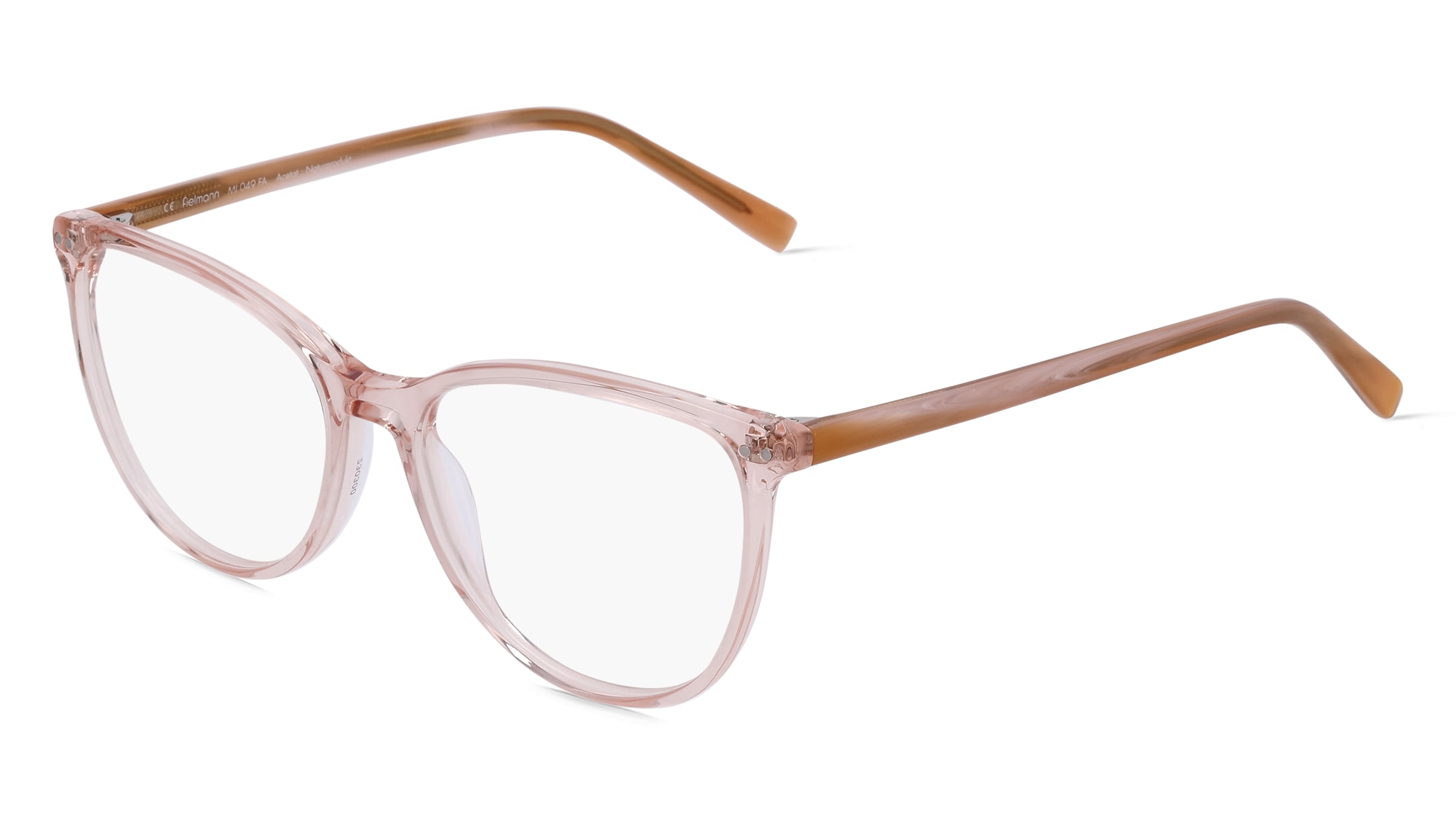 Fielmann MI 049 FA Damen-Brille inkl. Gläser Vollrand Butterfly Acetat-Gestell 54/16/145, Pink