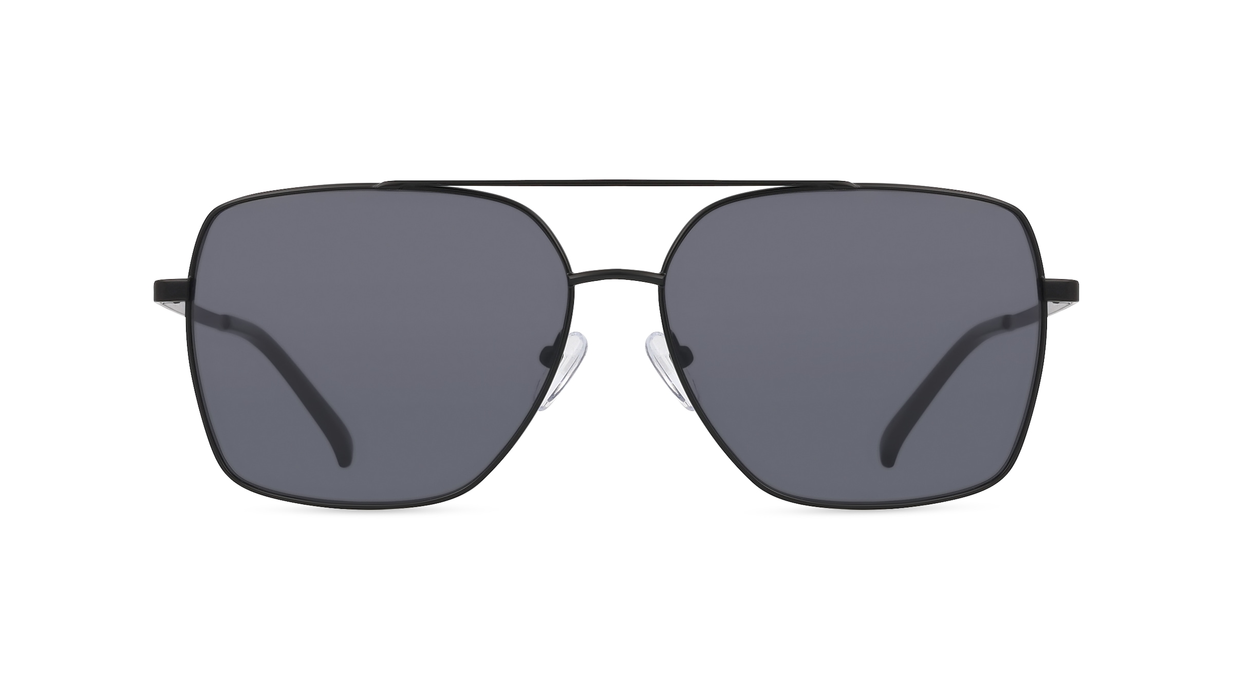 Fielmann BD 557 SUN FA VIKTOR Herren-Sonnenbrille Vollrand Eckig Edelstahl-Gestell, schwarz