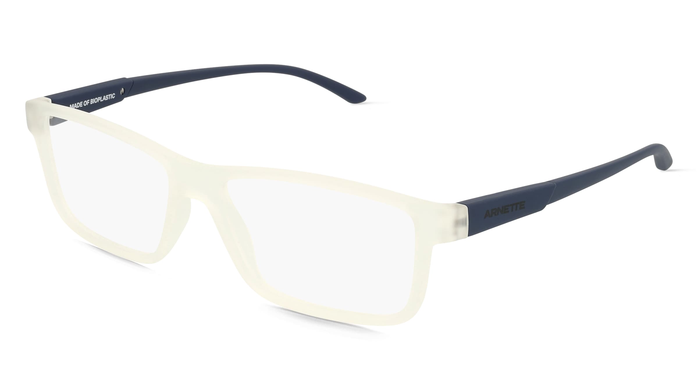 Arnette 0AN7216 CROSS FADE II Herren-Brille inkl. Gläser Vollrand Quadratisch Kunststoff-Gestell 54/15/140, Transparent