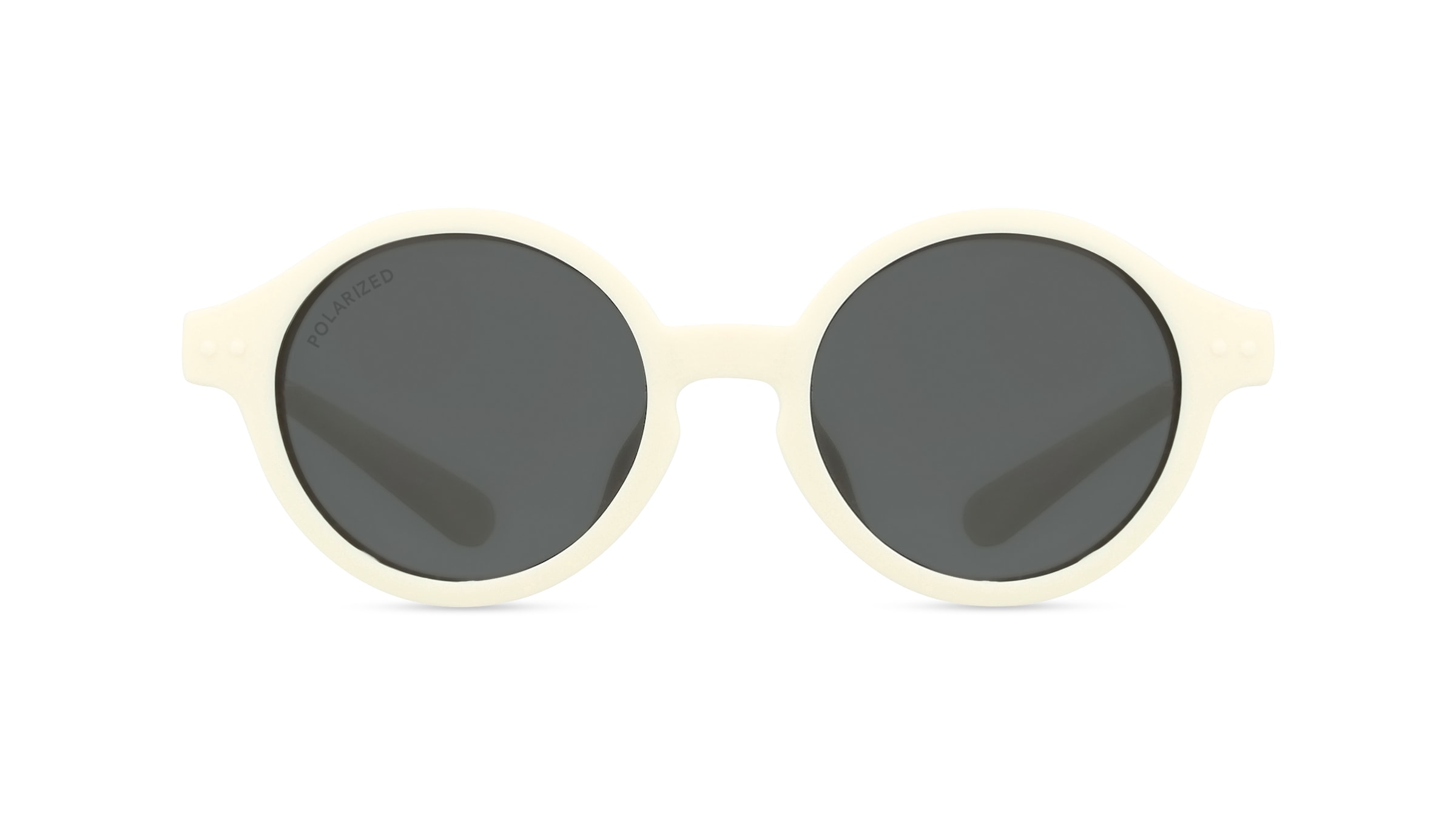 OKIDOKI SAMMY SUN BABY (0-1) Unisex-Sonnenbrille Vollrand Panto Kunststoff-Gestell, weiß