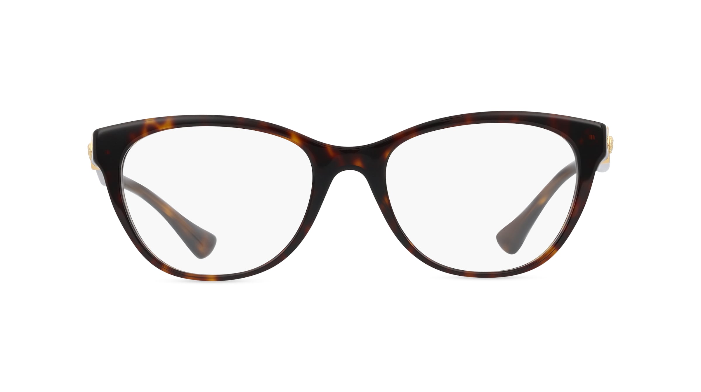 Versace VE3330 Damen-Brille inkl. Gläser Vollrand Cateye Acetat-Gestell 55mm/19mm/145mm, braun