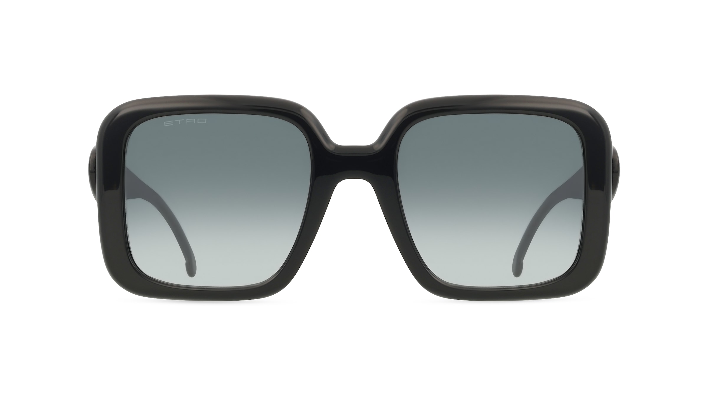 Etro 0083/S Damen-Sonnenbrille Vollrand Eckig Acetat-Gestell, schwarz