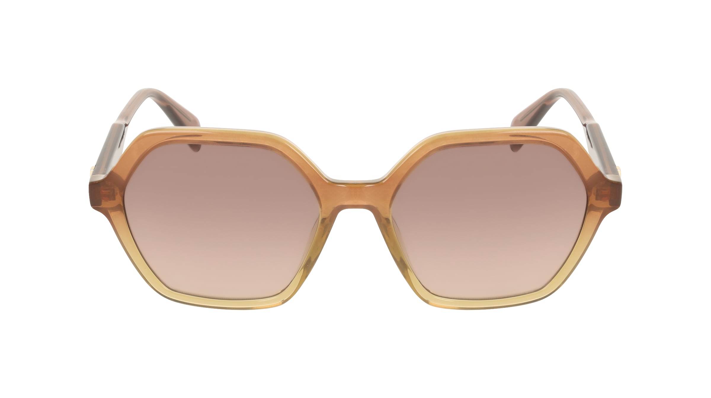 Liu Jo LJ823S Damen-Sonnenbrille Vollrand Eckig Kunststoff-Gestell, gelb