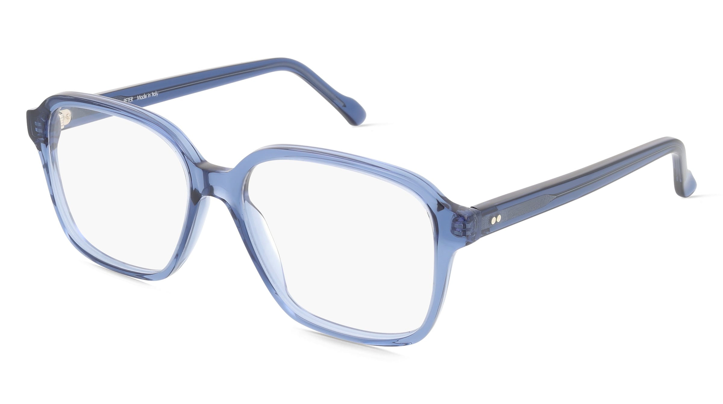 Fielmann MF 060 RN PETER Herren-Brille inkl. Gläser Vollrand Quadratisch Acetat-Gestell 56/16/150, Blau