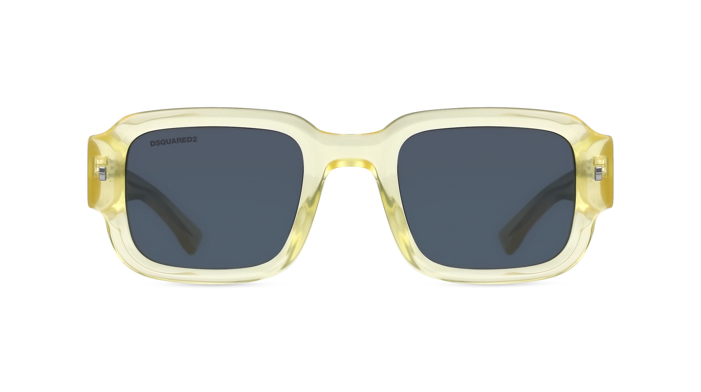 Dsquared2 ICON 0009/S Herren-Sonnenbrille Vollrand Eckig Acetat-Gestell, gelb