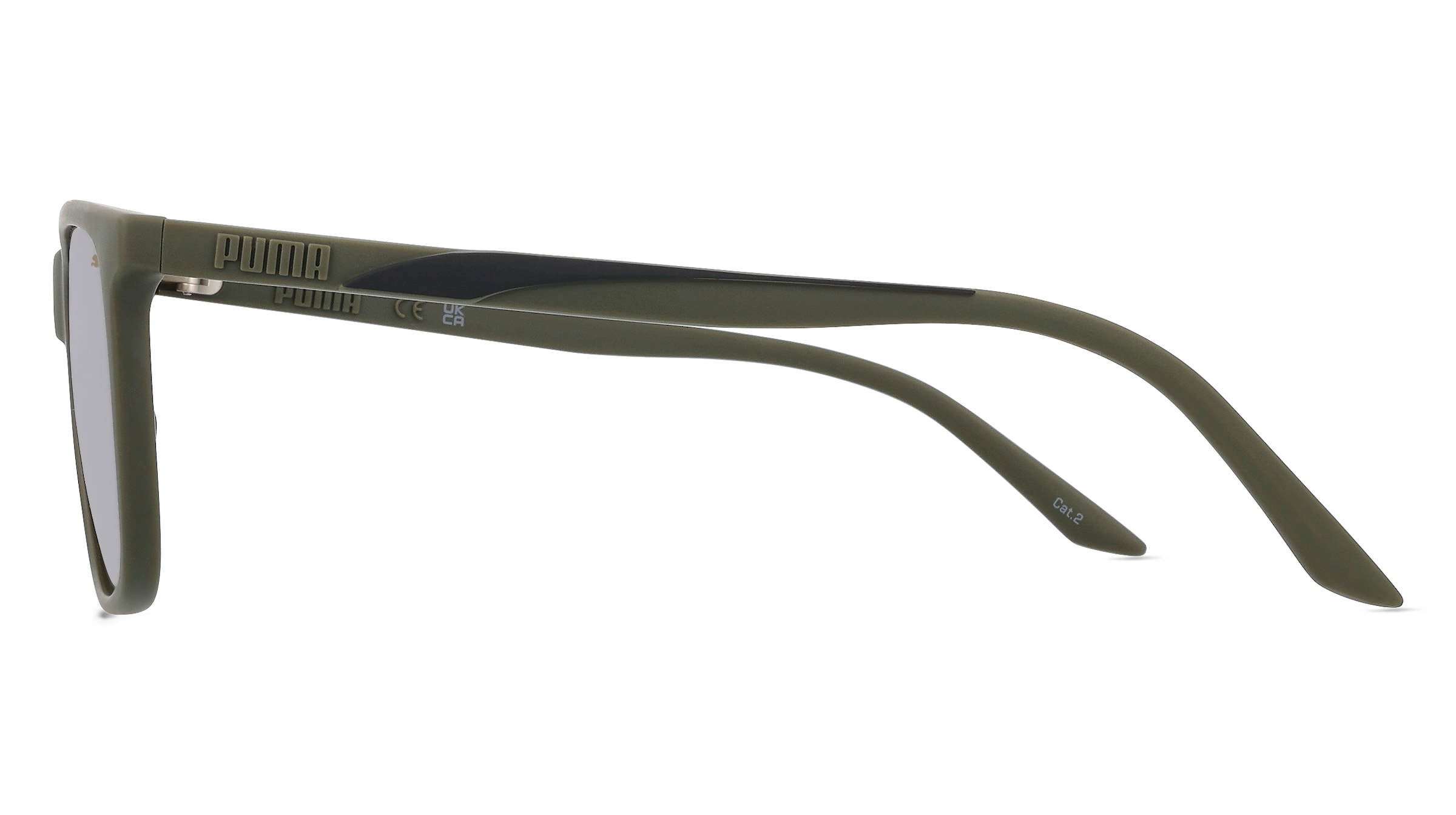 Thumbnail - Puma PU0322S Herren-Sonnenbrille Vollrand Eckig Kunststoff-Gestell, grün