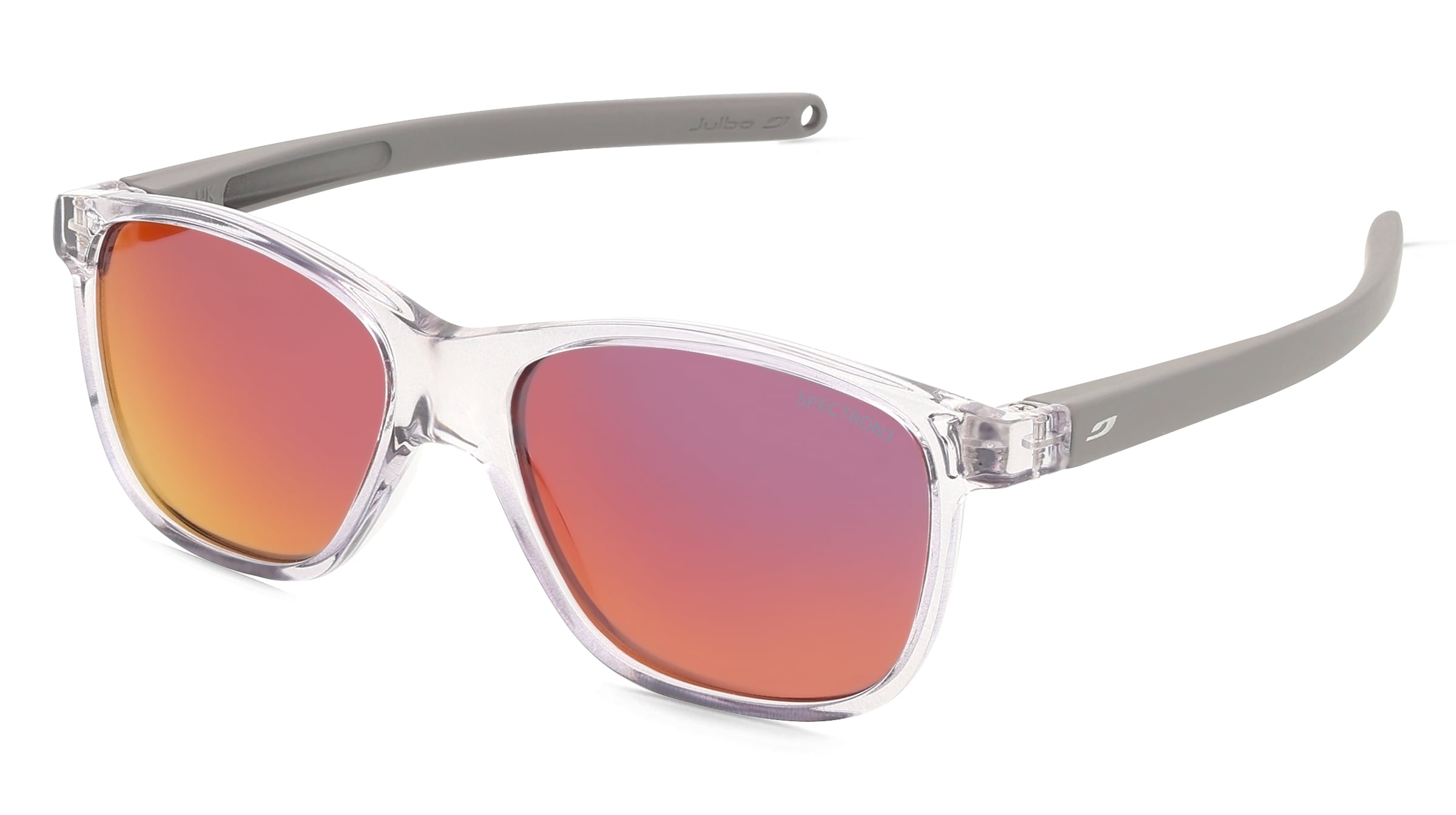 Julbo J55911 TURN 2 Kinder-Sonnenbrille Vollrand Oval Kunststoff-Gestell, Grau