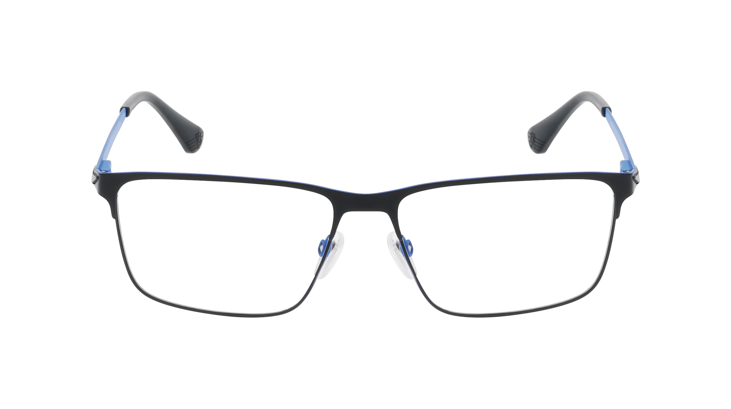 Police VPLD06 Herren-Brille inkl. Gläser Vollrand Eckig Metall-Gestell 56mm/15mm/145mm, Schwarz