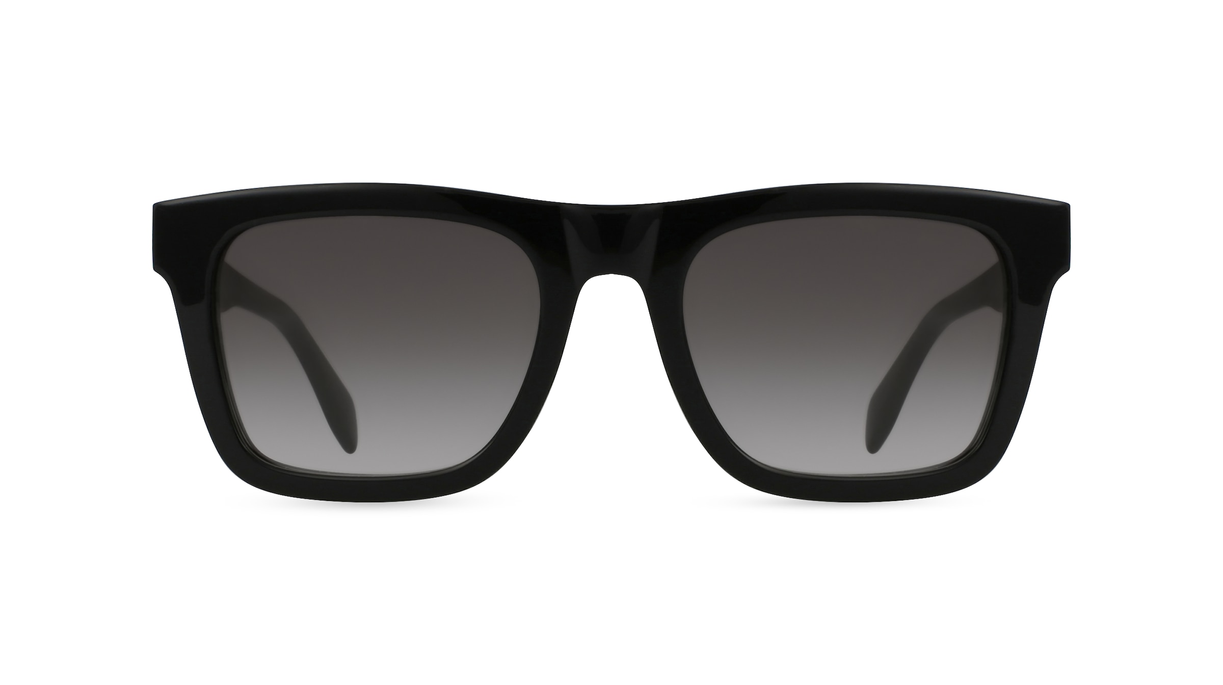 Alexander McQueen AM0301S Herren-Sonnenbrille Vollrand Eckig Kunststoff-Gestell, schwarz