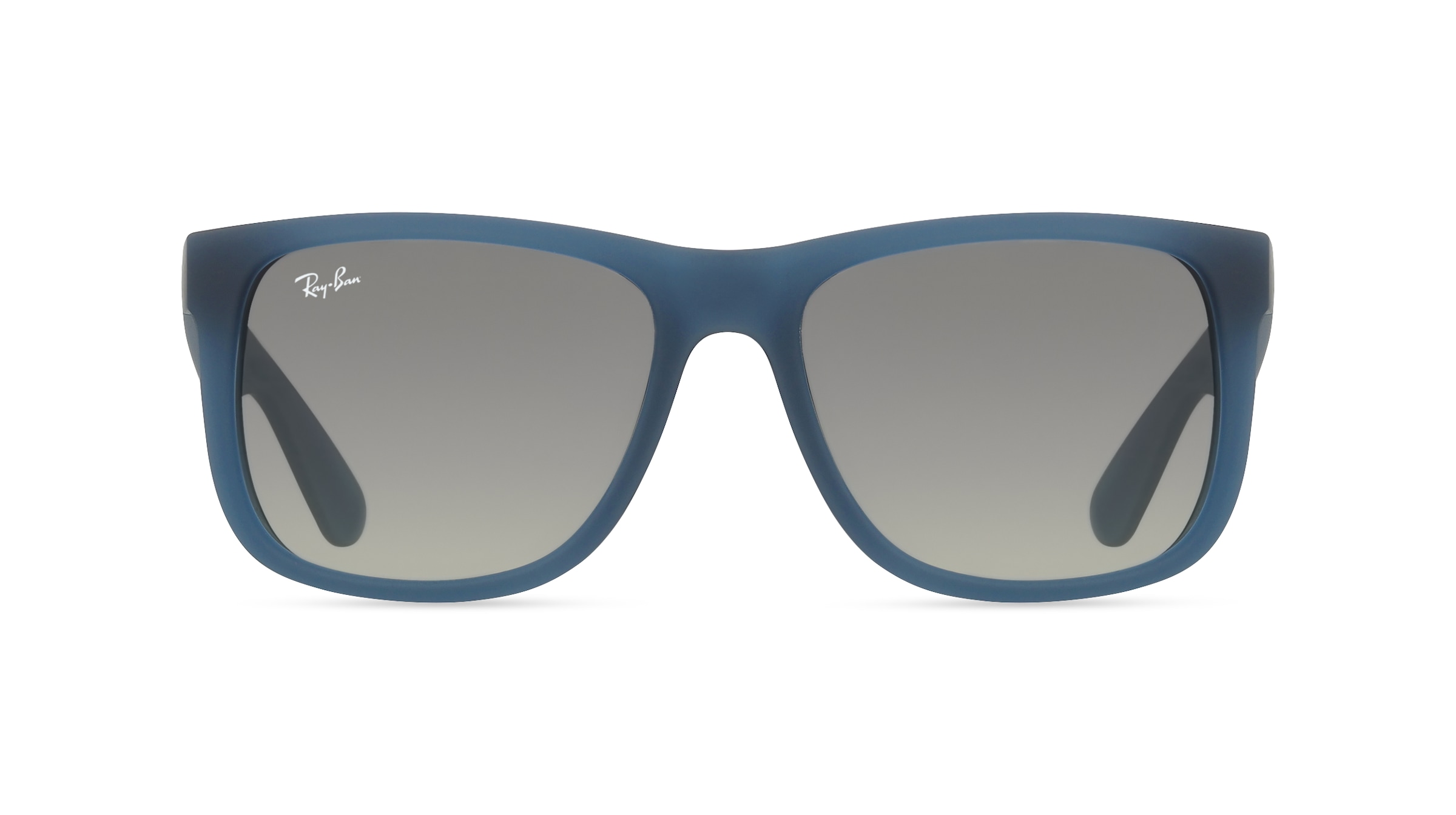 Ray-Ban 0RB4165 JUSTIN Herren-Sonnenbrille Vollrand Quadratisch Kunststoff-Gestell, Blau