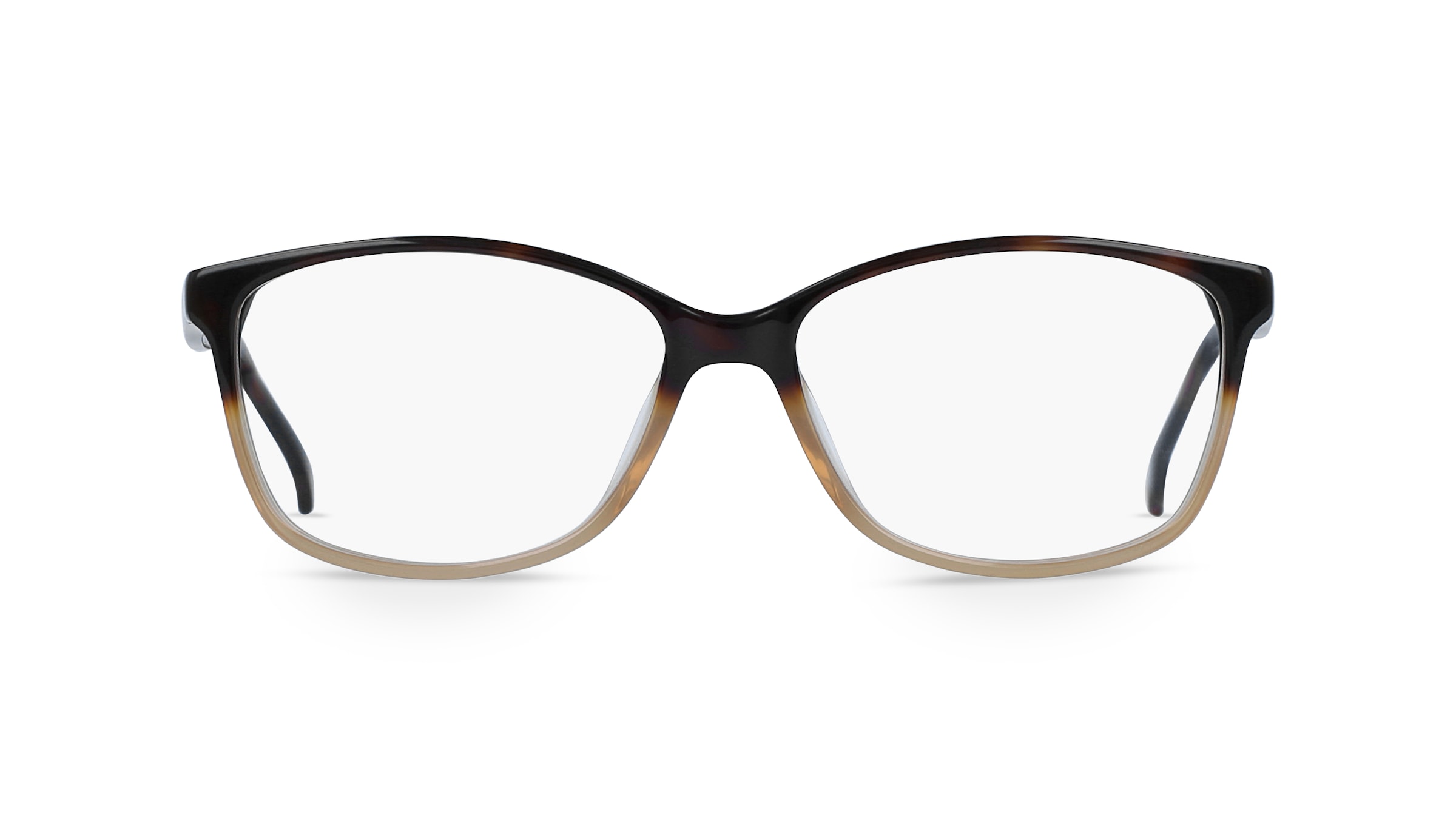 Fielmann ABC 046 CL Damen-Brille inkl. Gläser Vollrand Eckig Acetat-Gestell 52mm/14mm/135mm, braun