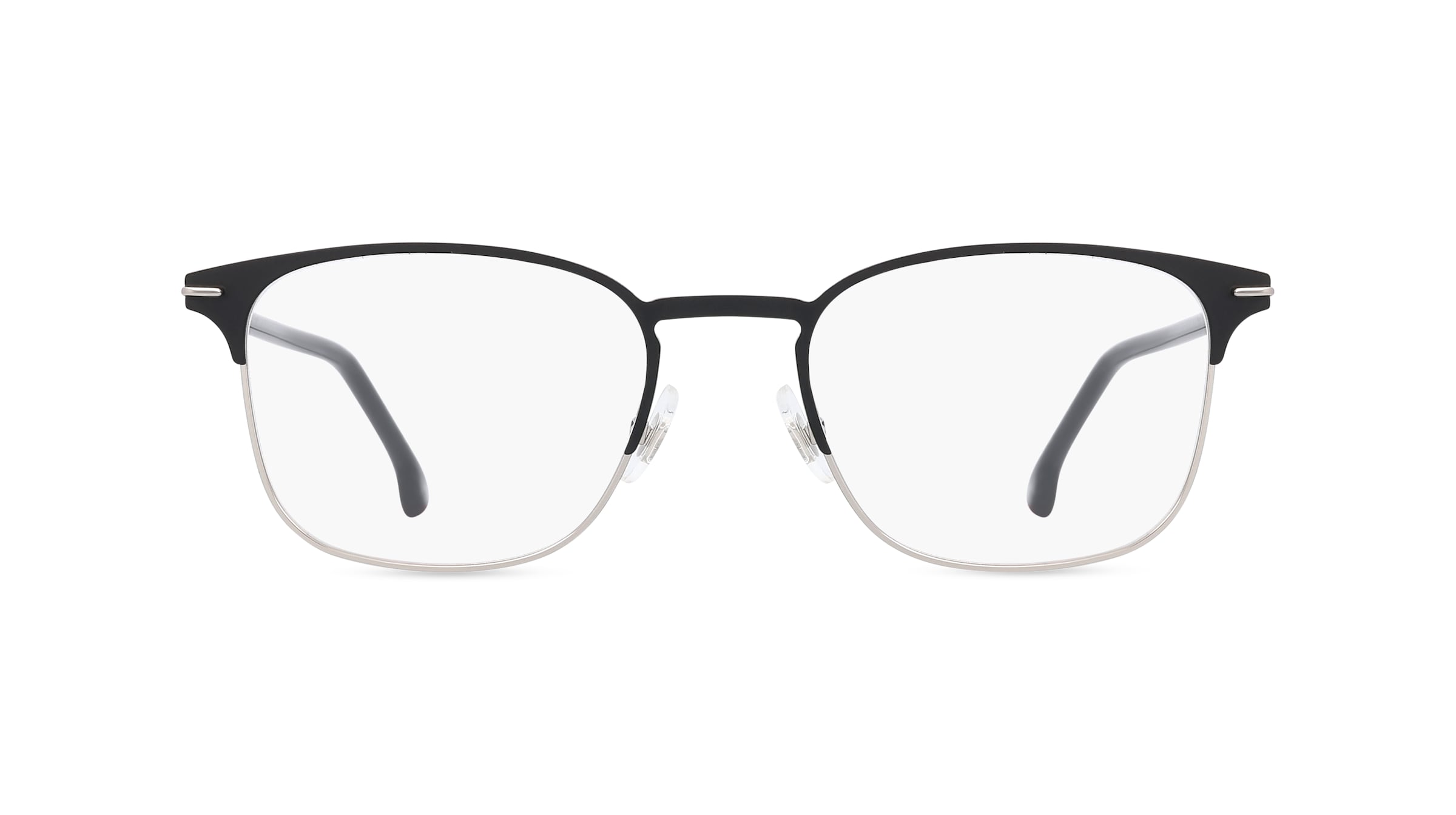 Carrera 240 Unisex-Brille inkl. Gläser Vollrand Eckig Metall-Gestell 52mm/19mm/145mm, schwarz