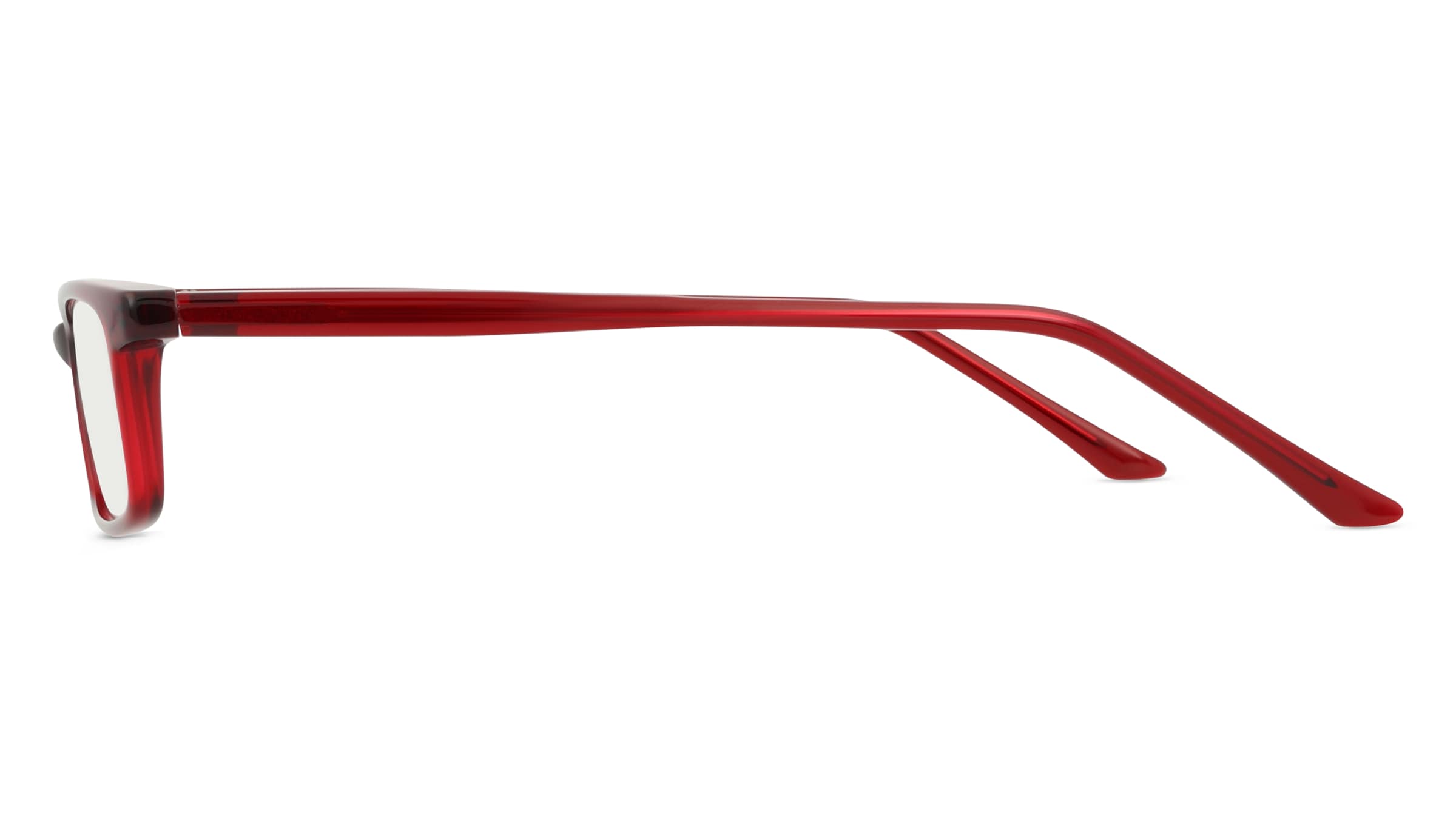 Thumbnail - Fielmann MC 599 CL Unisex-Brille inkl. Gläser Vollrand Eckig Propionat-Gestell 50mm/16mm/135mm, rot