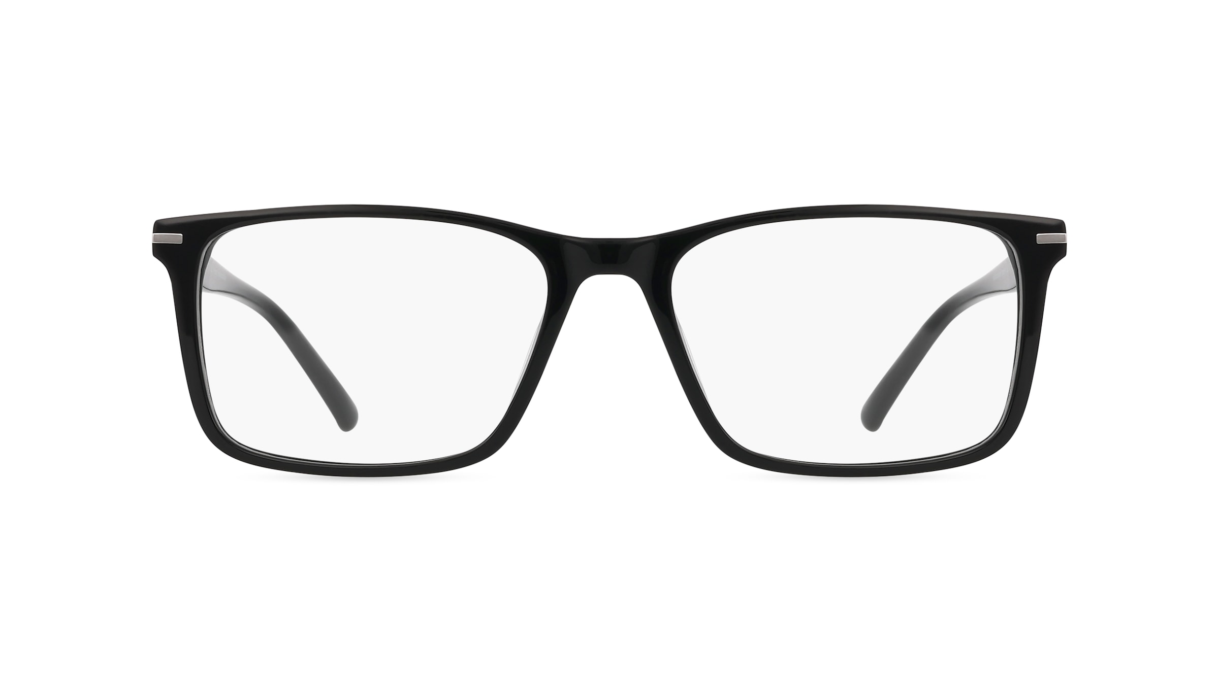 Fielmann OL 021 CL Herren-Brille inkl. Gläser Vollrand Eckig Acetat-Gestell 55mm/17mm/145mm, schwarz