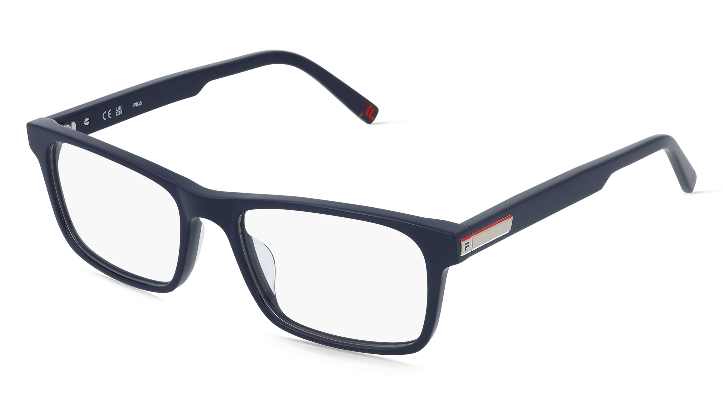 Fila VFI999 Herren-Brille inkl. Gläser Vollrand Quadratisch Kunststoff-Gestell 53/17/145, Blau