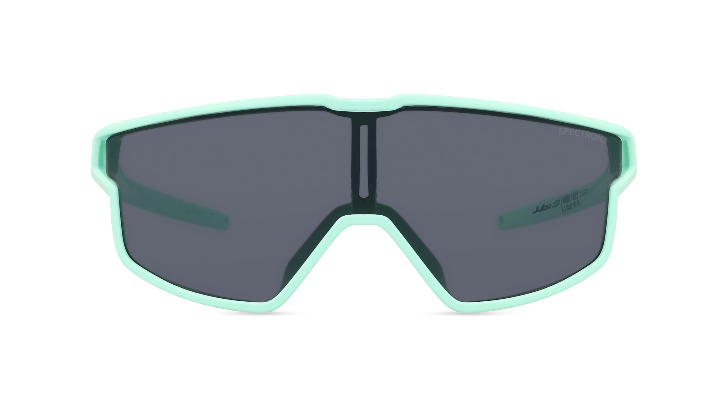 Julbo FURY MINI Kinder-Sonnenbrille Vollrand Monoscheibe Kunststoff-Gestell, Grün