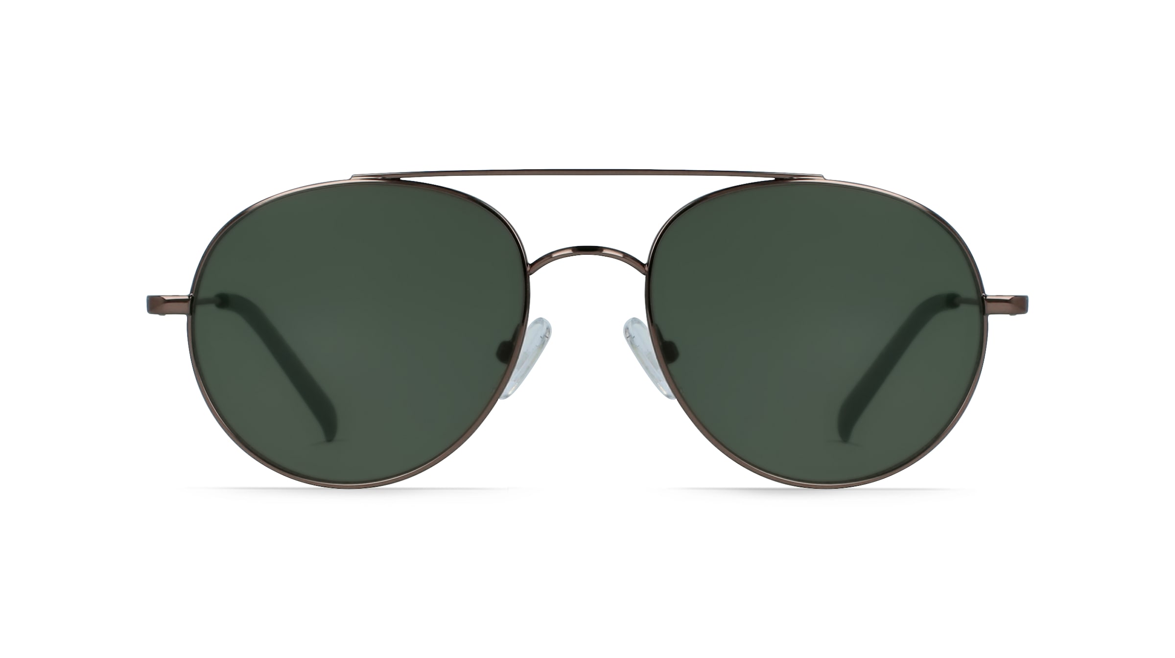 Fielmann BD 434 SUN FA Unisex-Sonnenbrille Vollrand Pilot Edelstahl-Gestell, grau