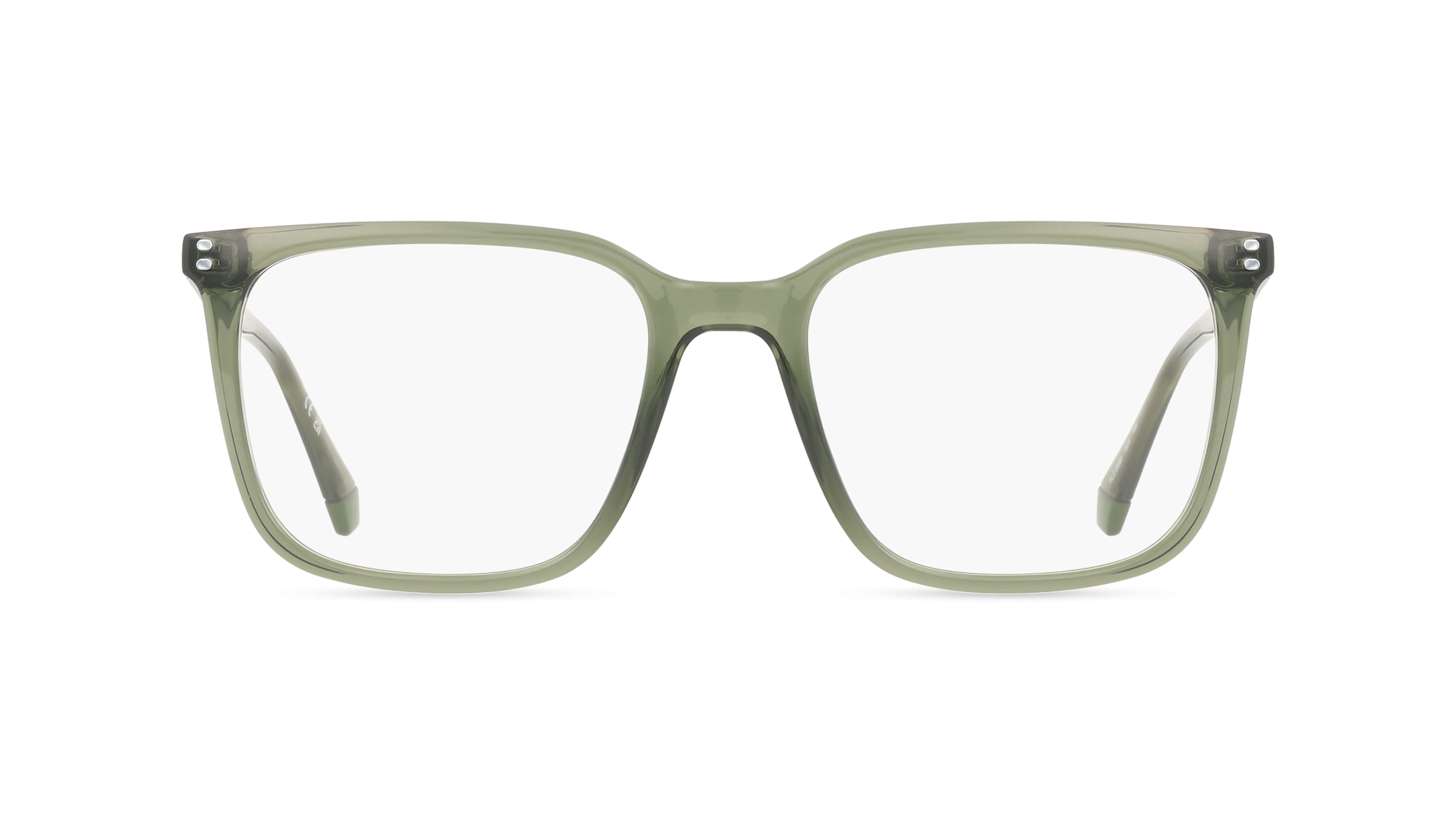 Polaroid PLDD580 Herren-Brille inkl. Gläser Vollrand Quadratisch Kunststoff-Gestell 54/19/145, grau