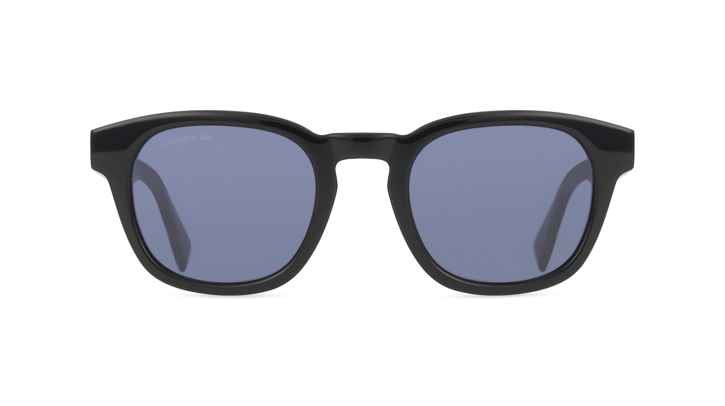 Lacoste L6015S Unisex-Sonnenbrille Vollrand Eckig Kunststoff-Gestell, schwarz