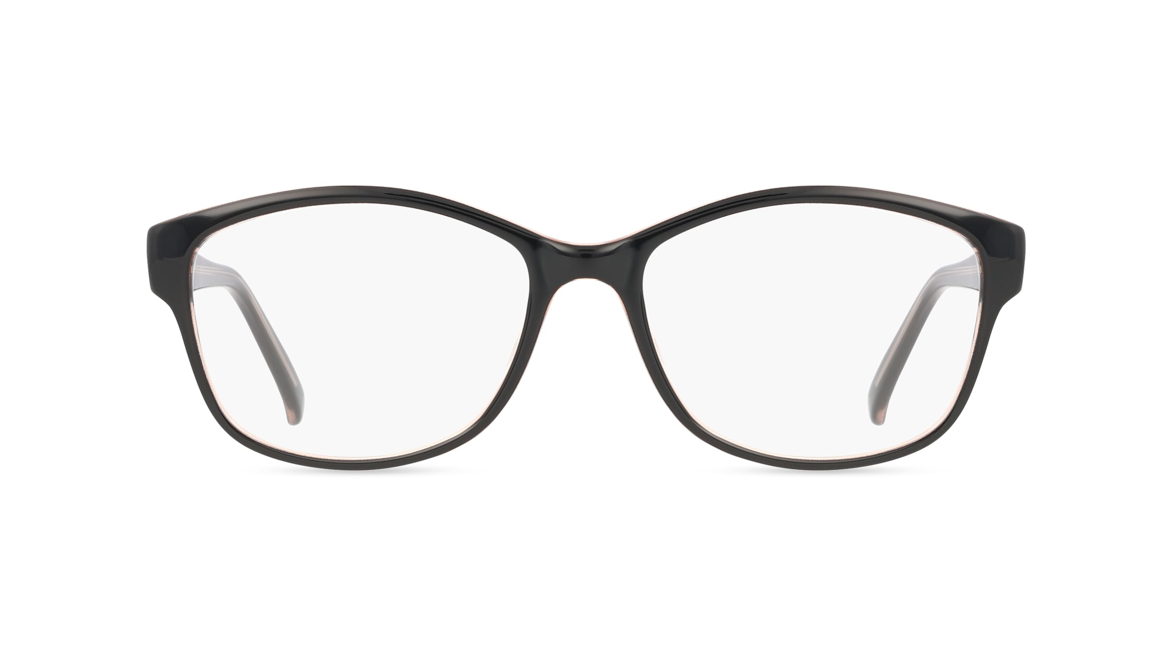 Fielmann MC 613 CL Damen-Brille inkl. Gläser Vollrand Butterfly Propionat-Gestell 54mm/17mm/140mm, Schwarz