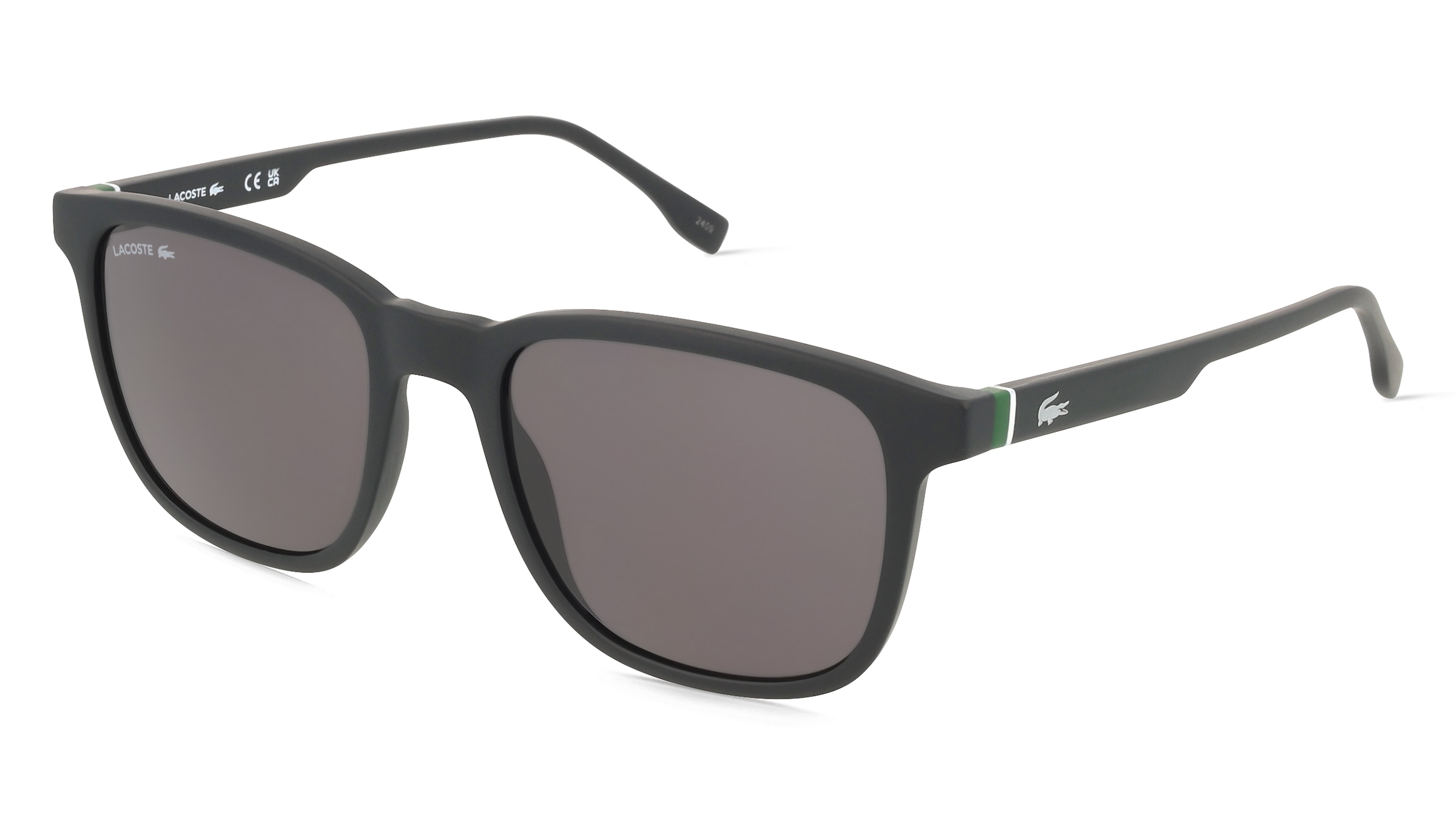 Lacoste L6029S Unisex-Sonnenbrille Vollrand Quadratisch Kunststoff-Gestell, Schwarz