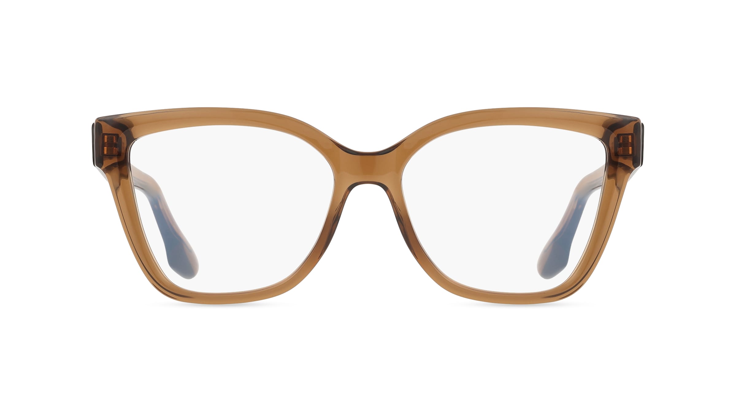 Victoria Beckham VB2652 Damen-Brille inkl. Gläser Vollrand Eckig Kunststoff-Gestell 55mm/16mm/140mm, braun