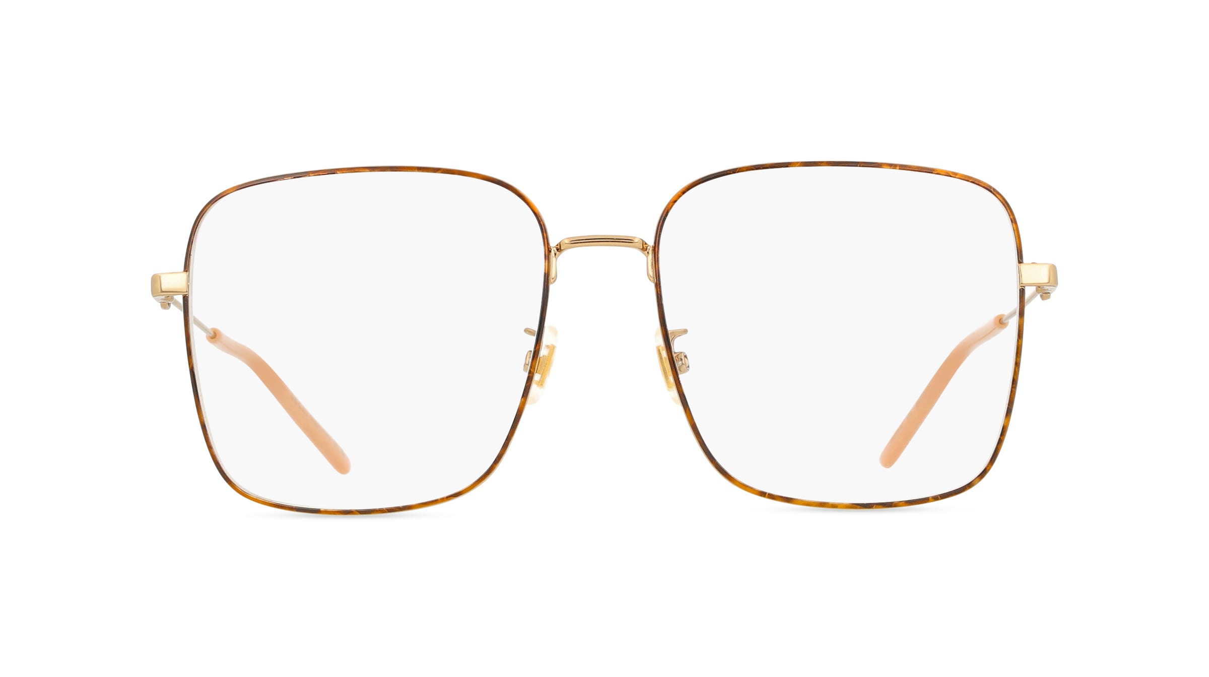 Gucci GG0445O Unisex-Brille inkl. Gläser Vollrand Eckig Metall-Gestell 56mm/17mm/140mm, braun