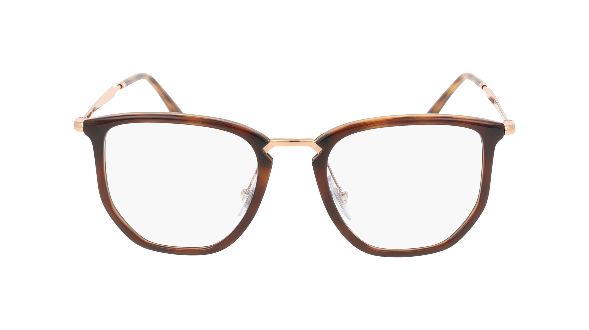 Ray-Ban RX4451V Unisex-Brille inkl. Gläser Vollrand Geometrisch Kunststoff-Gestell 50/20/145, Havanna