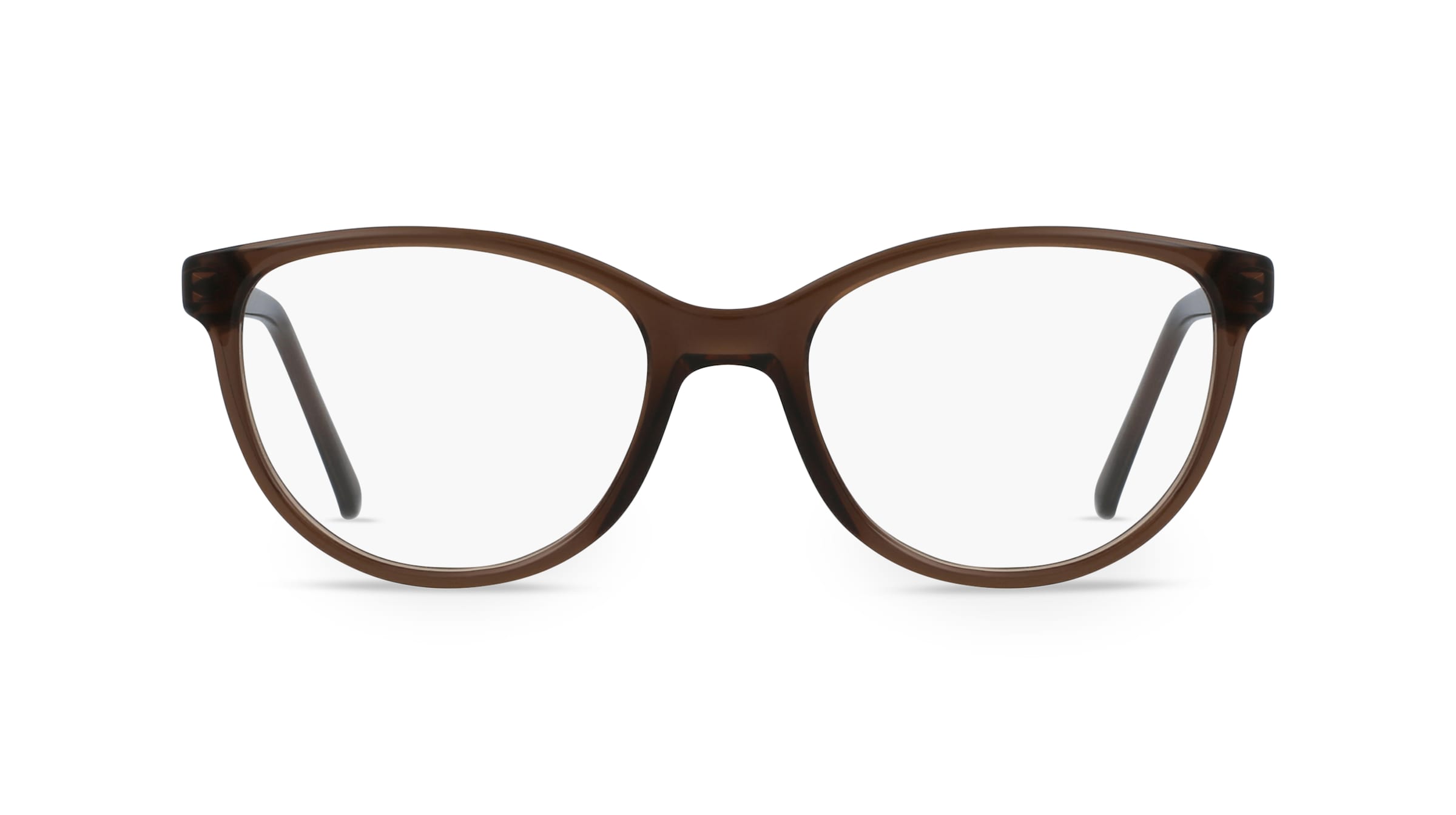 Fielmann MC 518 CL Damen-Brille inkl. Gläser Vollrand Butterfly Propionat-Gestell 50mm/18mm/140mm, braun