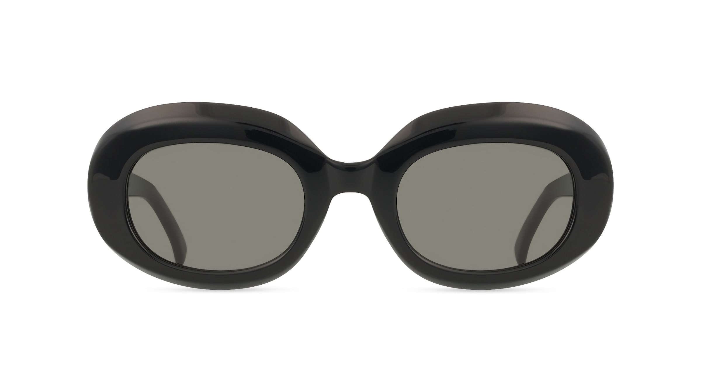 Fielmann MC 650 SUN FA LUCIA Damen-Sonnenbrille Vollrand Oval Acetat Extrudiert-Gestell, Schwarz