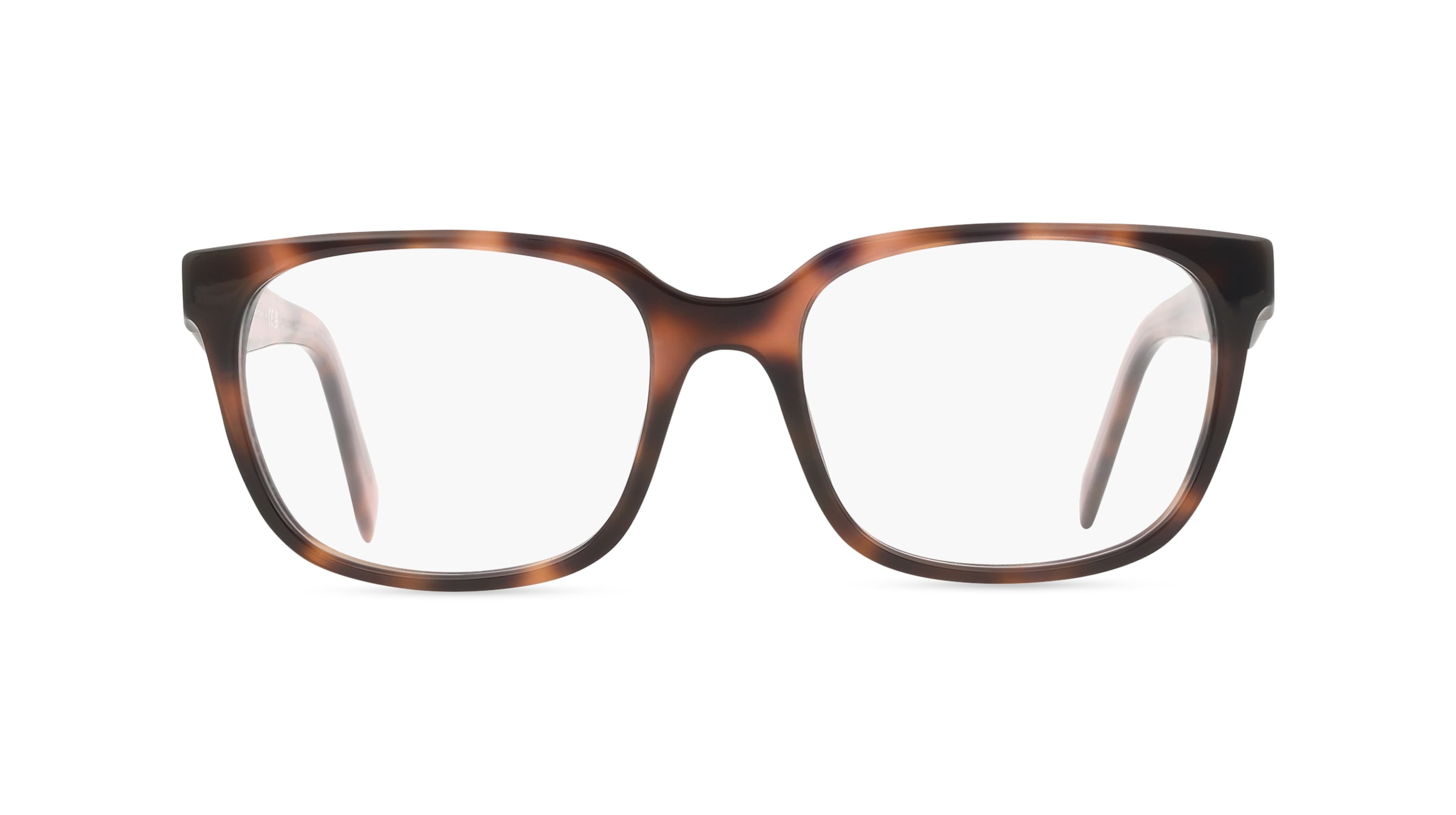 Prada PR17ZV Damen-Brille inkl. Gläser Vollrand Eckig Acetat-Gestell 54mm/18mm/140mm, braun