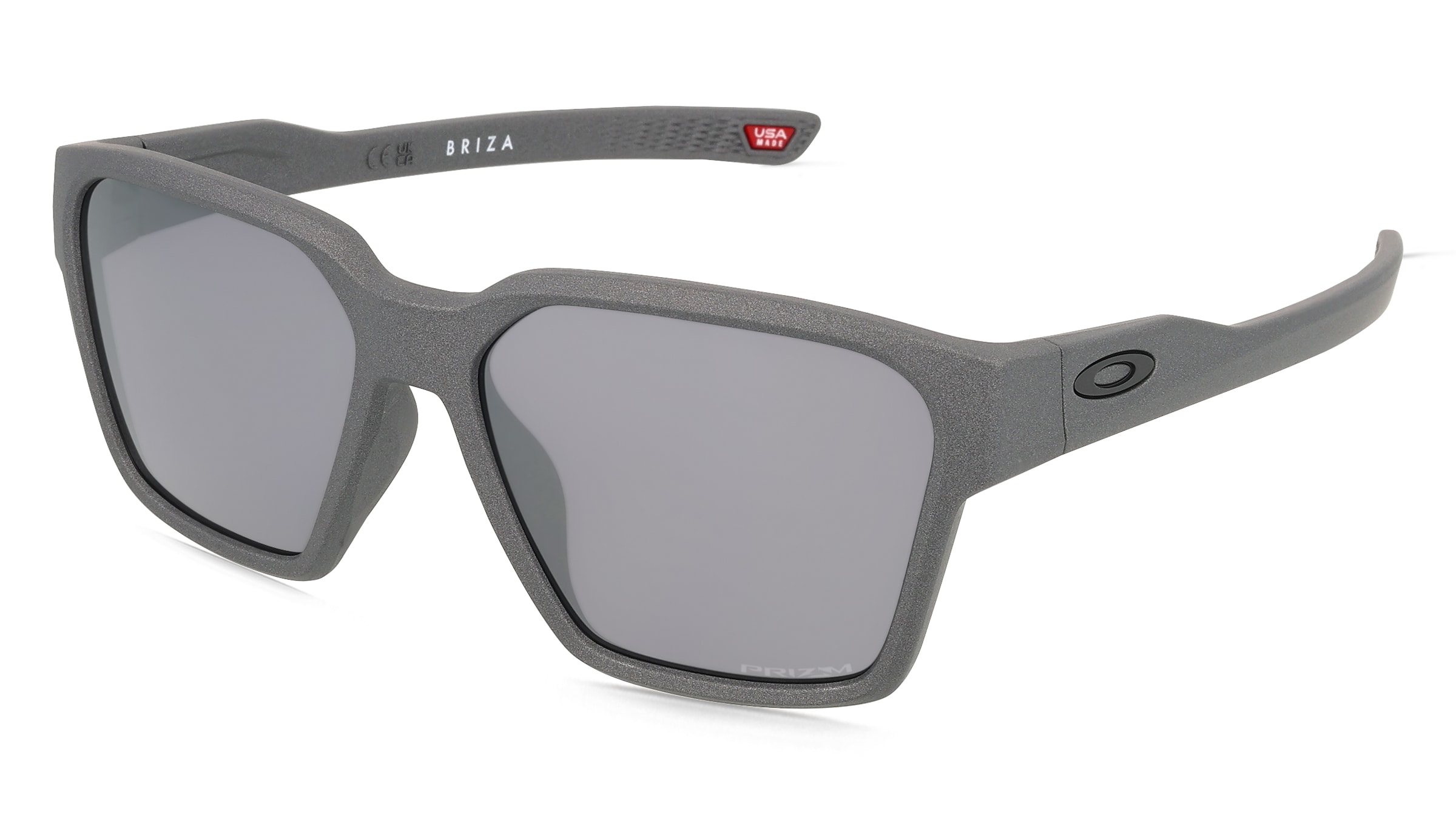 Oakley 0OO9497 BRIZA Herren-Sonnenbrille Vollrand Quadratisch Kunststoff-Gestell, Grau