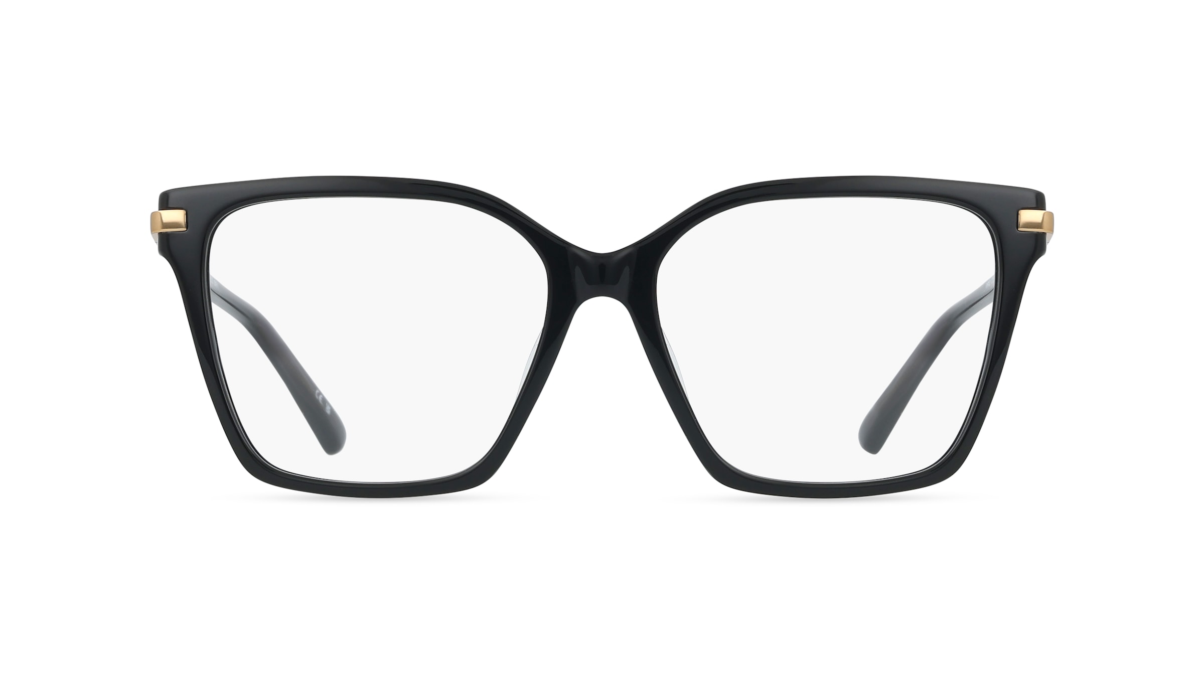 Nina Ricci VNR430 Damen-Brille inkl. Gläser Vollrand Quadratisch Kunststoff-Gestell 52/16/140, Schwarz