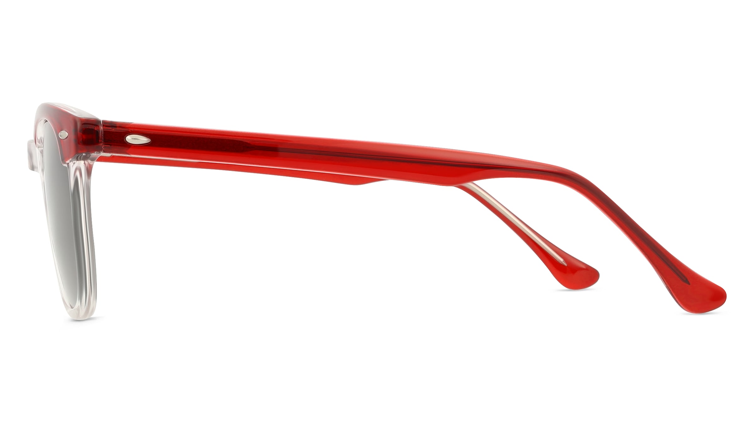 Thumbnail - Fielmann MC 610 SUN CL Unisex-Sonnenbrille Vollrand Quadratisch Acetat Spritzguss-Gestell, rot