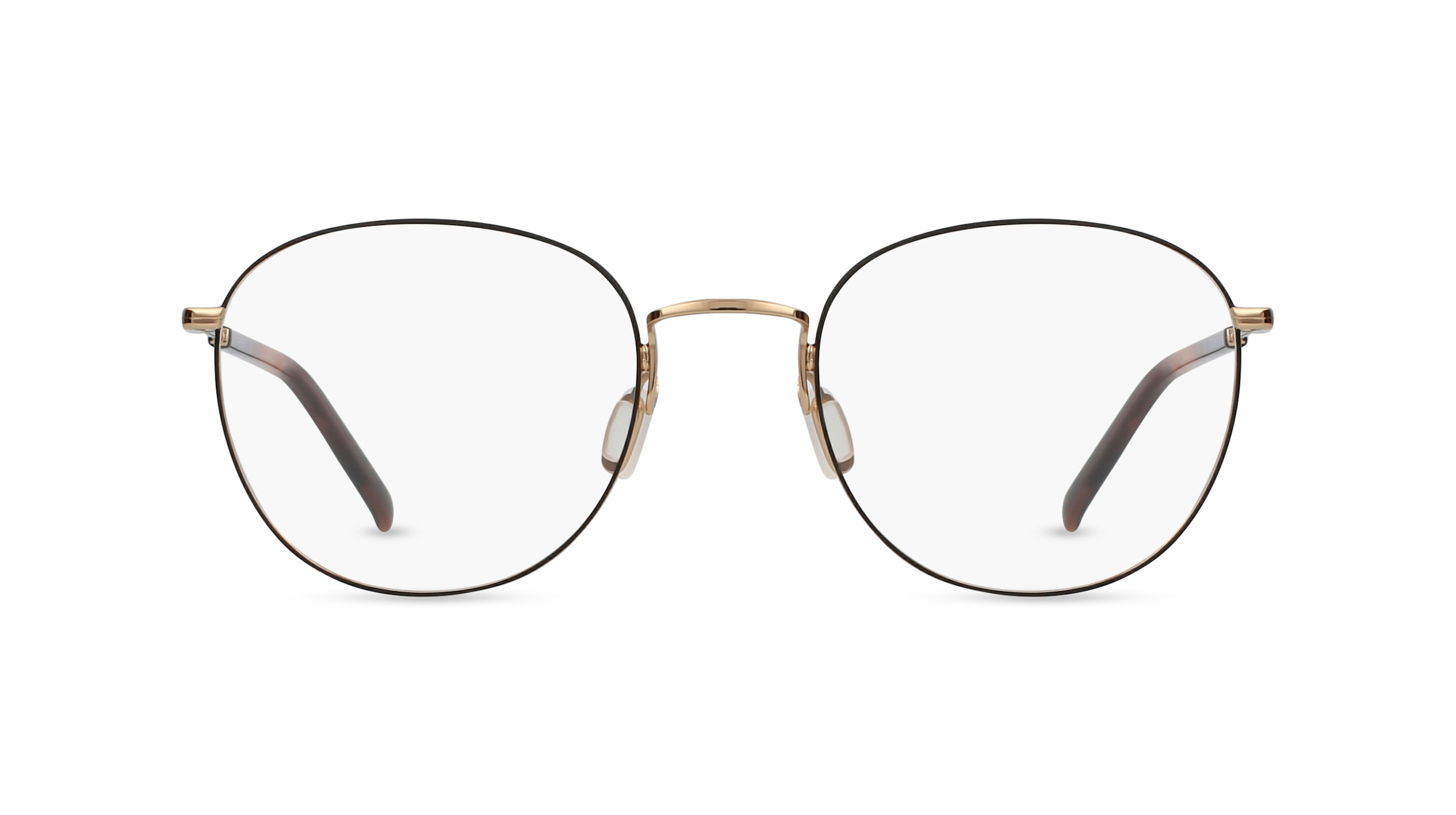 Fielmann 2199 CL Herren-Brille inkl. Gläser Vollrand Panto Metall-Gestell 50mm/21mm/145mm, gold