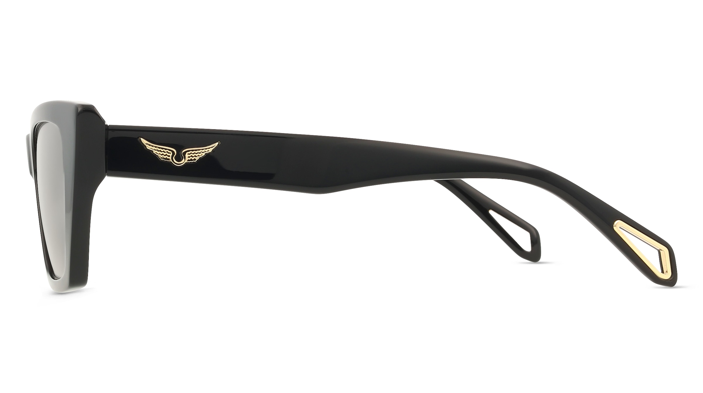 Thumbnail - Zadig & Voltaire SZV419 Damen-Sonnenbrille Vollrand Butterfly Kunststoff-Gestell, schwarz