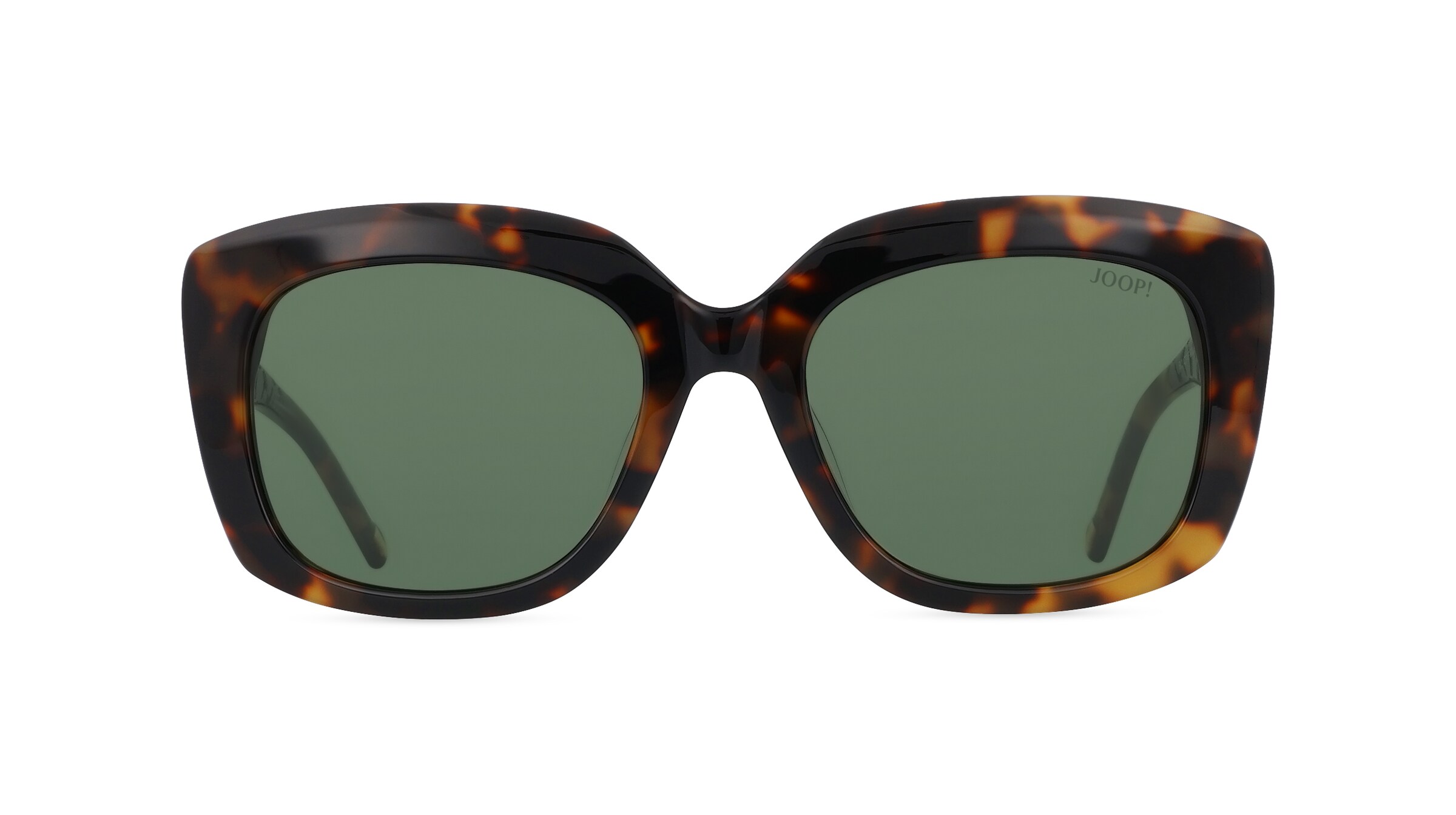 JOOP! JP 7254 Damen-Sonnenbrille Vollrand Eckig Bio-Acetat-Gestell, braun