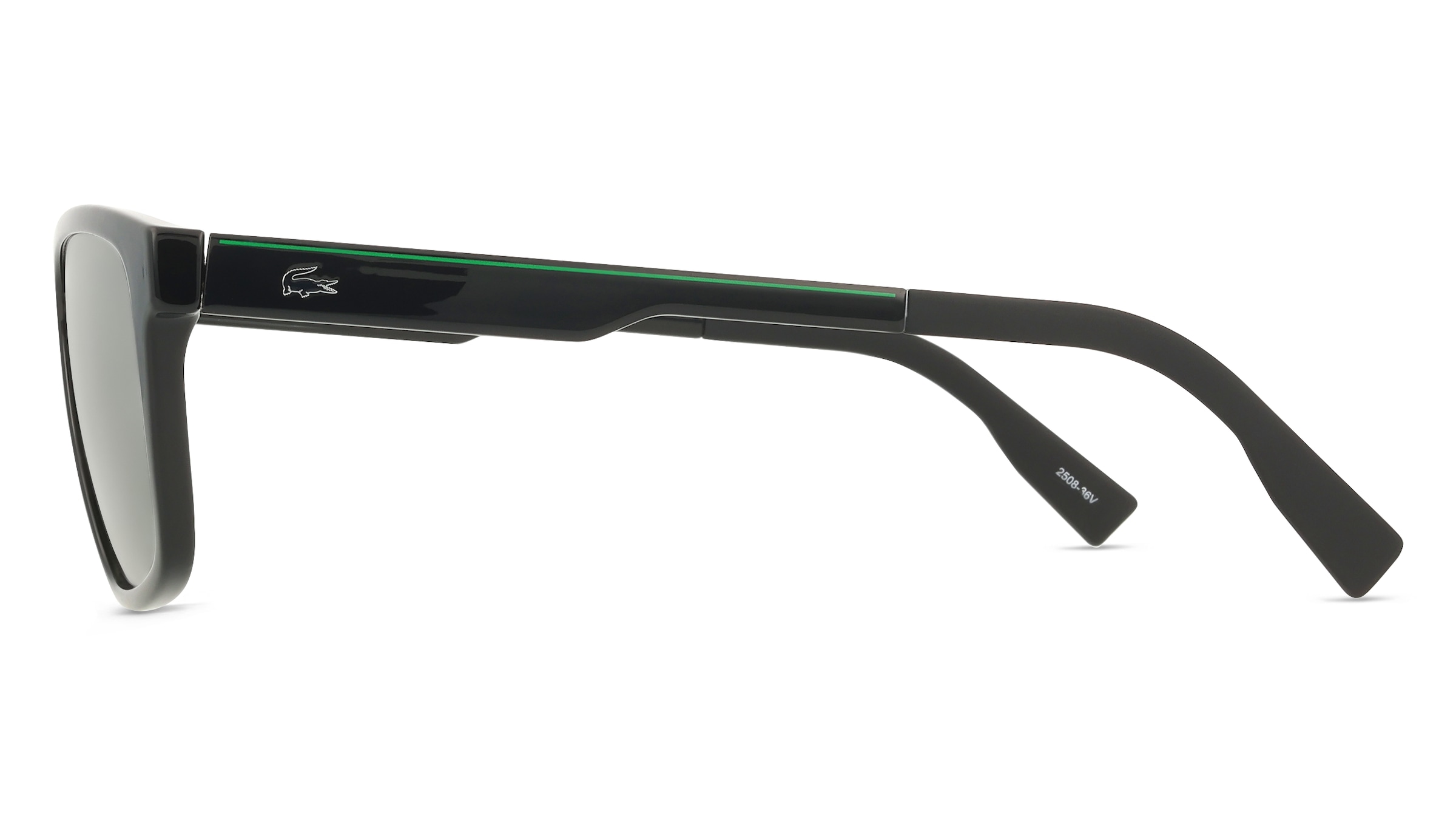 Thumbnail - Lacoste L6078S Herren-Sonnenbrille Vollrand Eckig Kunststoff-Gestell, schwarz