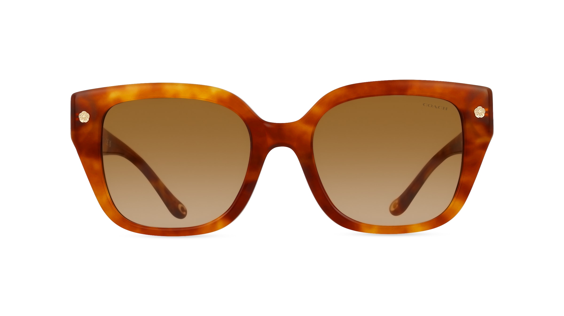 Coach 0HC8392U Damen-Sonnenbrille Vollrand Eckig Acetat-Gestell, gelb