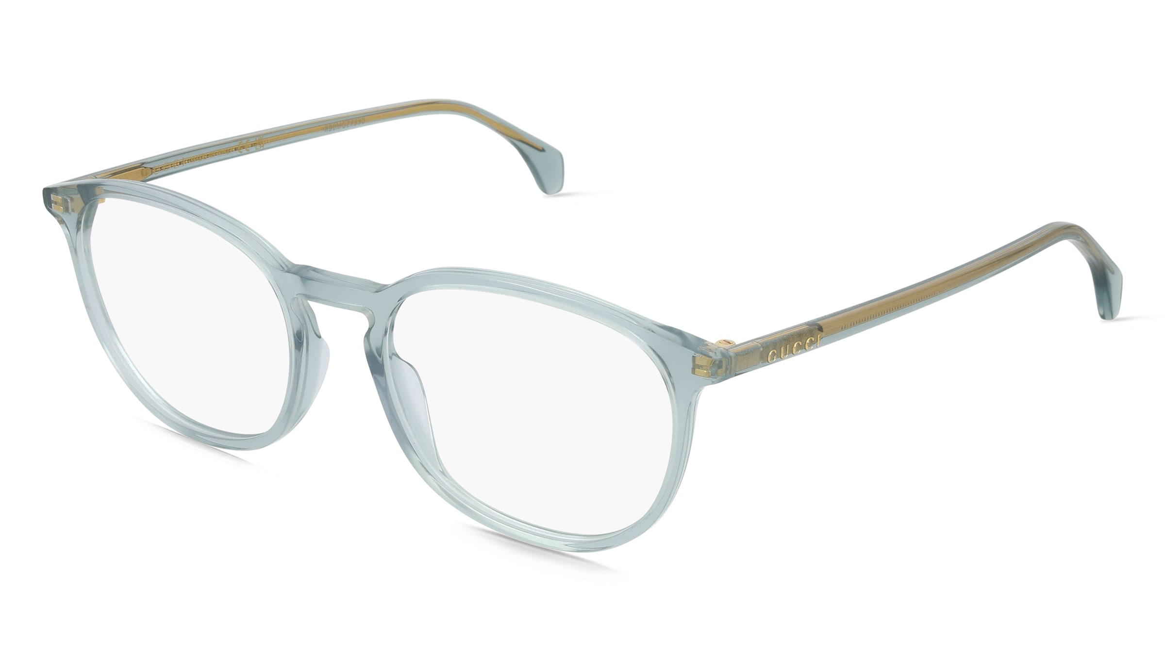 Gucci GG0551O ULTRALIGHT Unisex-Brille inkl. Gläser Vollrand Panto Acetat-Gestell 55/19/150, Grau
