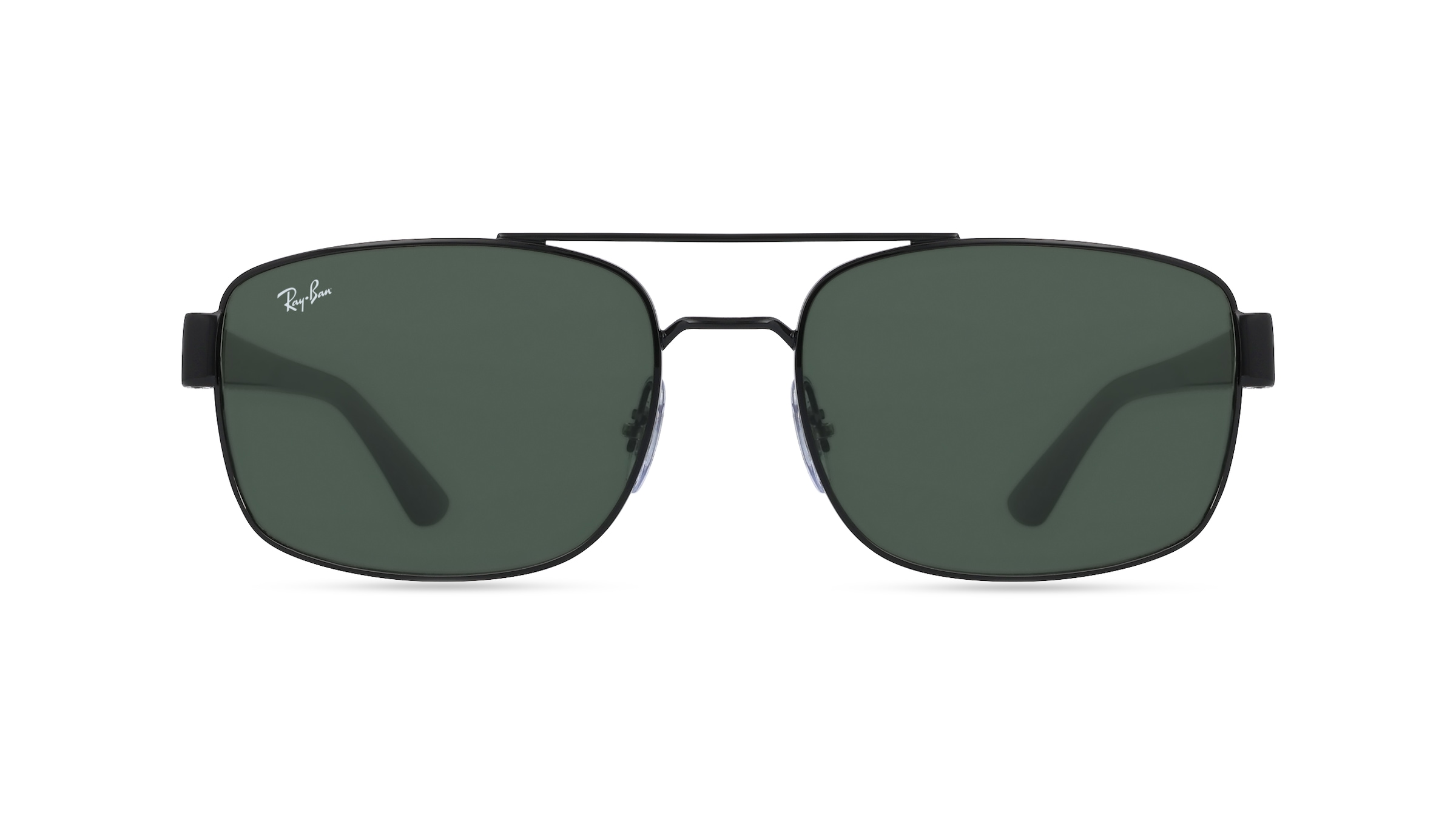 Ray-Ban RB 3687 Herren-Sonnenbrille Vollrand Eckig Metall-Gestell, schwarz