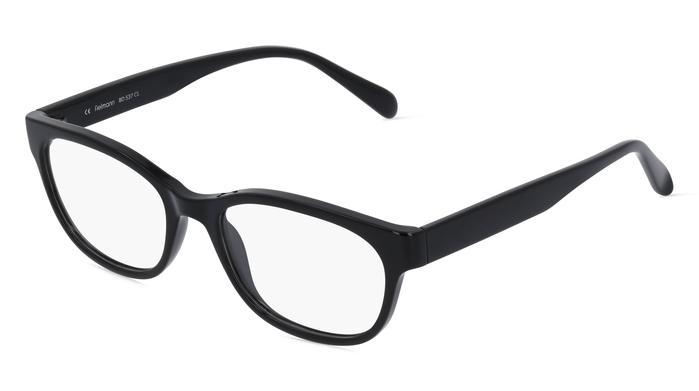 Fielmann BD 537 CL Damen-Brille inkl. Gläser Vollrand Oval Propionat-Gestell 51/18/140, Schwarz