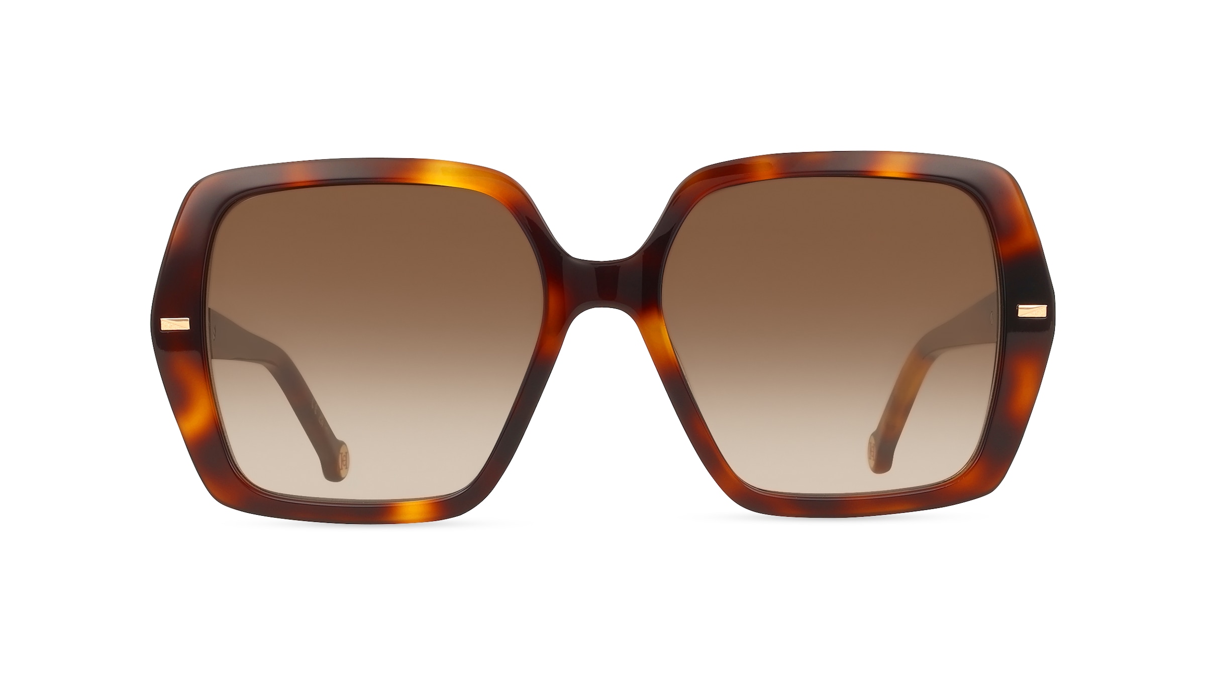 Carolina Herrera HER 0332/G/S Damen-Sonnenbrille Vollrand Eckig Acetat-Gestell, Havanna
