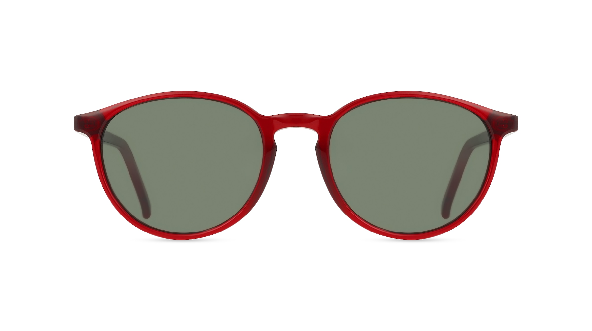 Fielmann JIL 005 SUN CL Unisex-Sonnenbrille Vollrand Panto Acetat-Gestell, rot