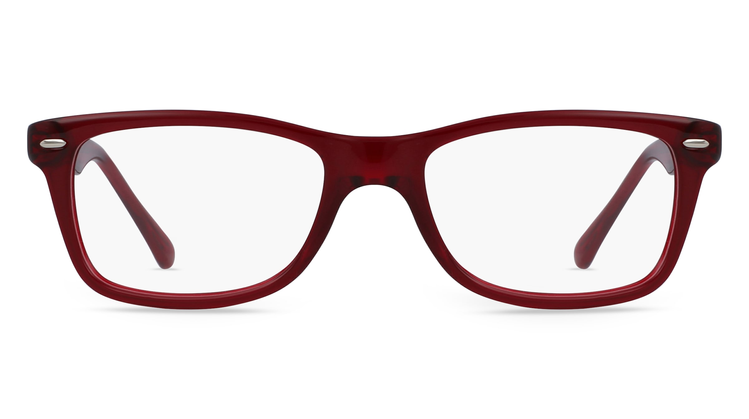 Fielmann MC 467 CL Unisex-Brille inkl. Gläser Vollrand Eckig Propionat-Gestell 50mm/17mm/135mm, rot