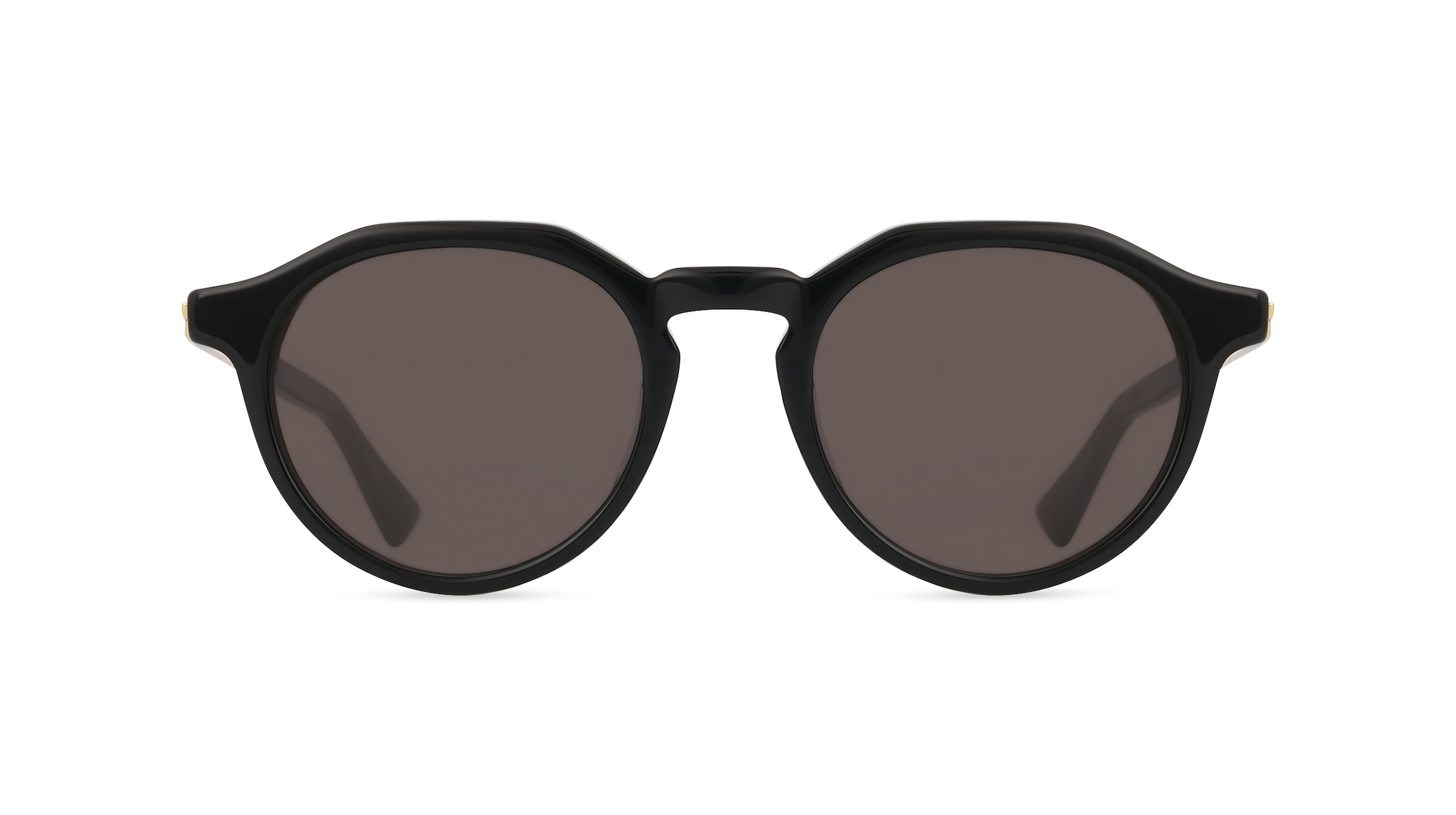 Bottega Veneta BV1260S Herren-Sonnenbrille Vollrand Panto Recycled Acetat-Gestell, schwarz